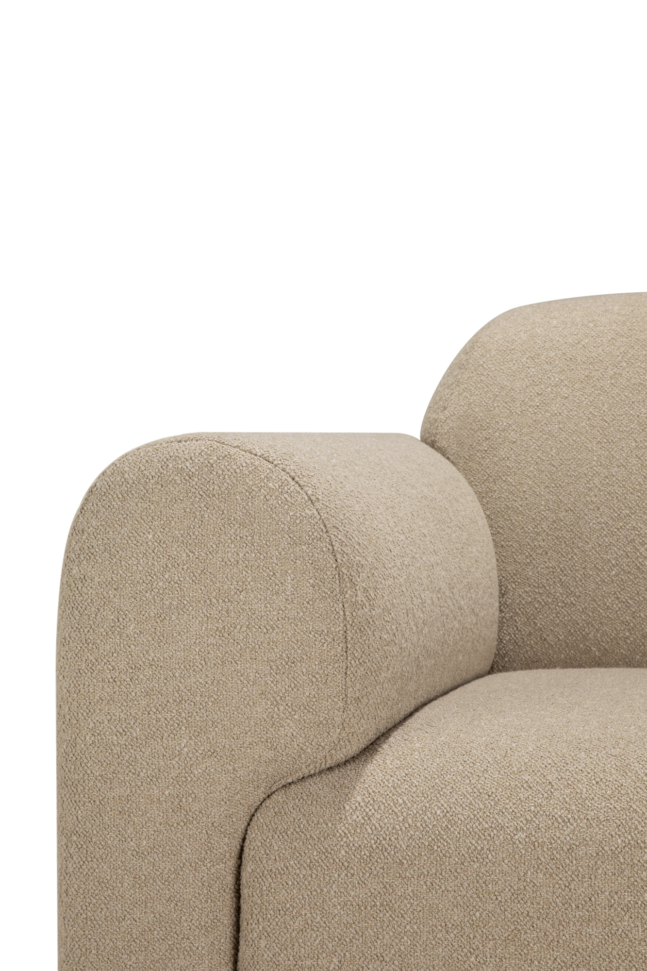 Bulky modulaire sofa - almond
