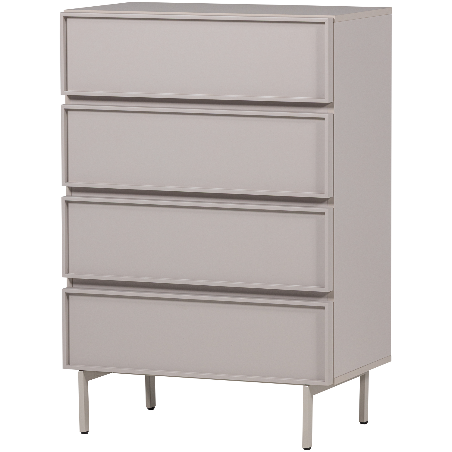 Tours ladekast 4 lades melamine/mdf zand