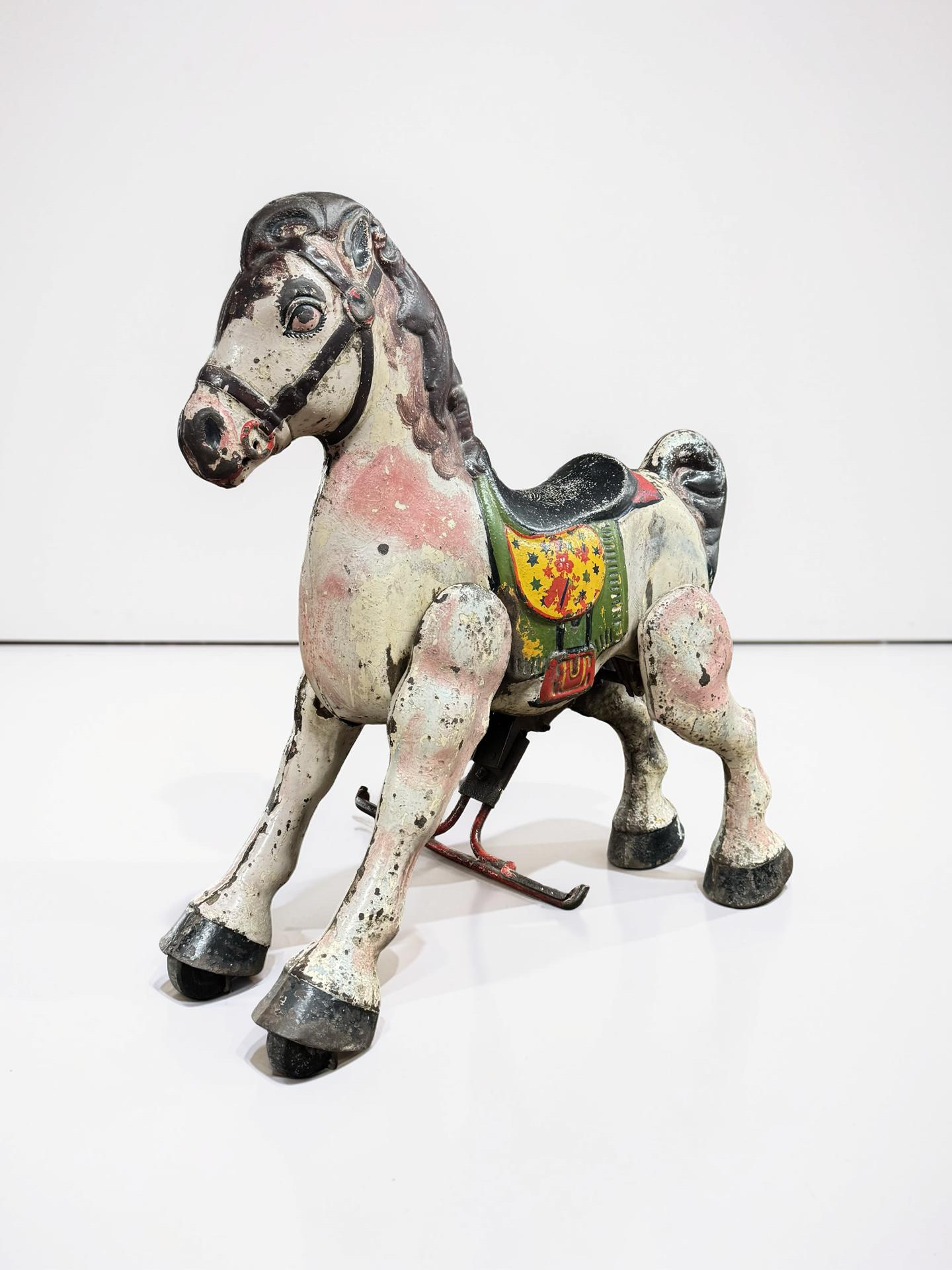 Paard ijzer mixed color uniek