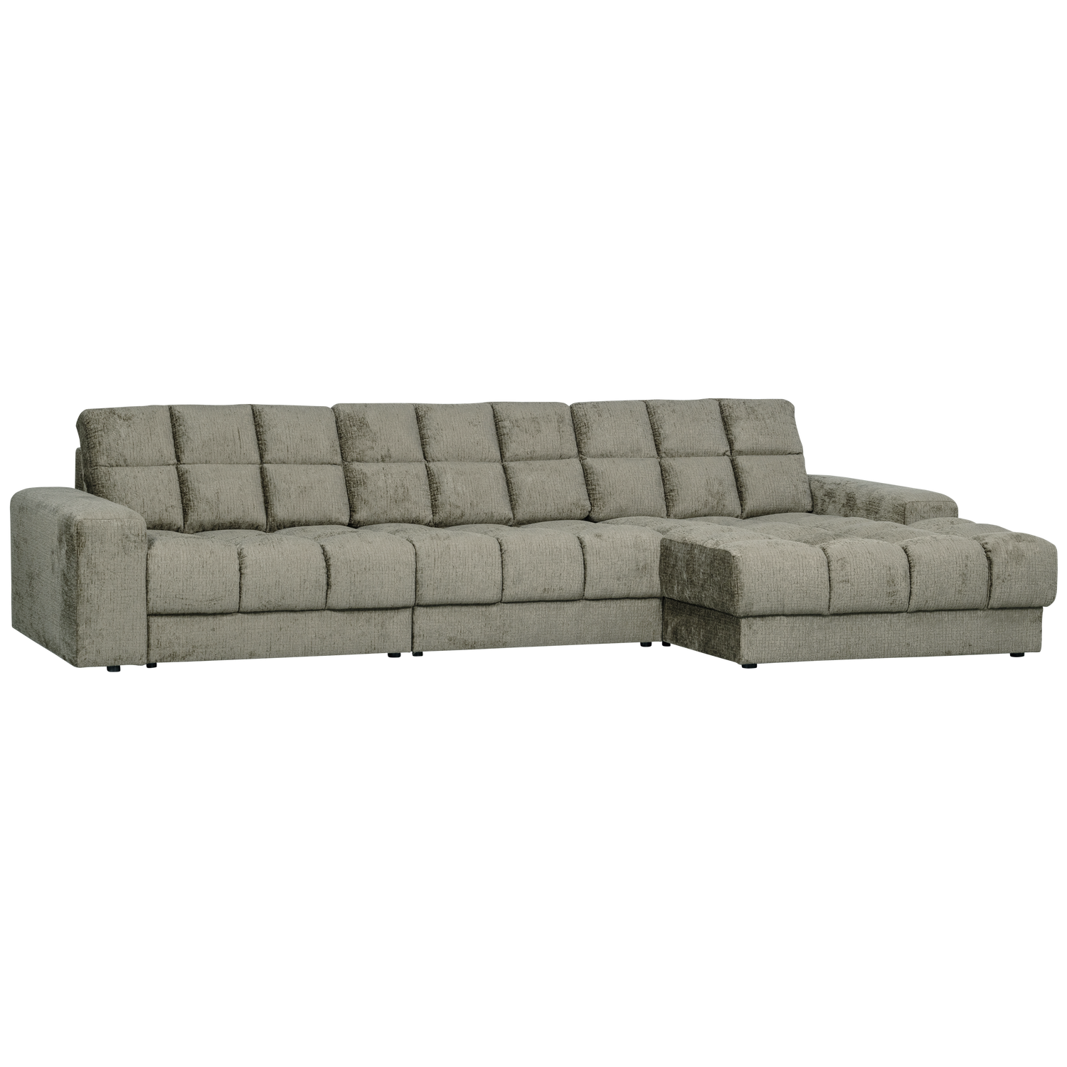 Second date chaise longue rechts ribstof terrazzo