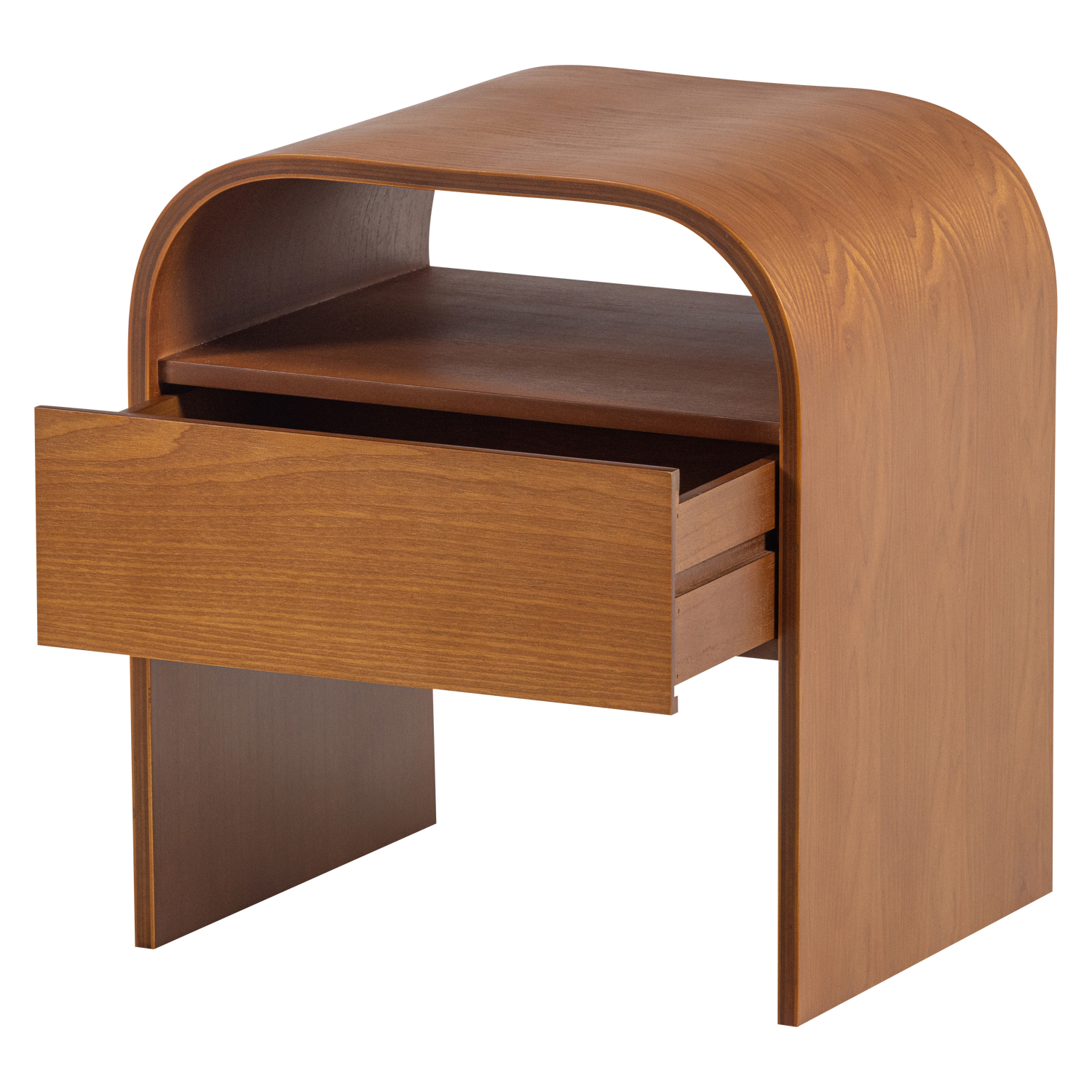 Momo nachtkastje/bijzettafel hout bruin [fsc]