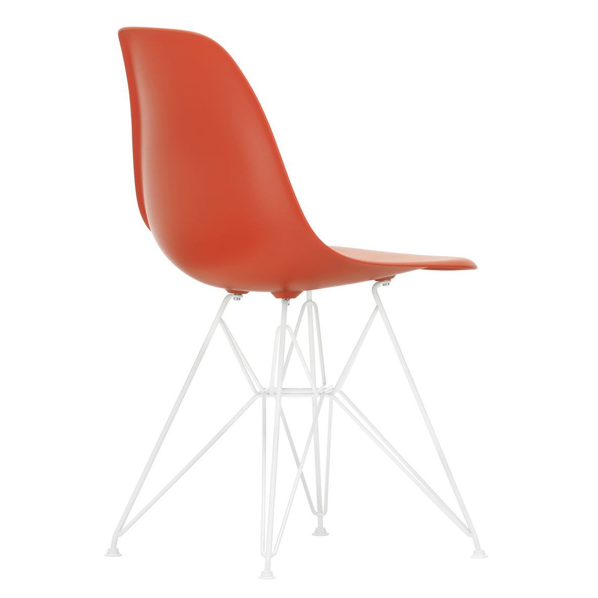 Vitra DSR RE eetkamerstoel wit onderstel