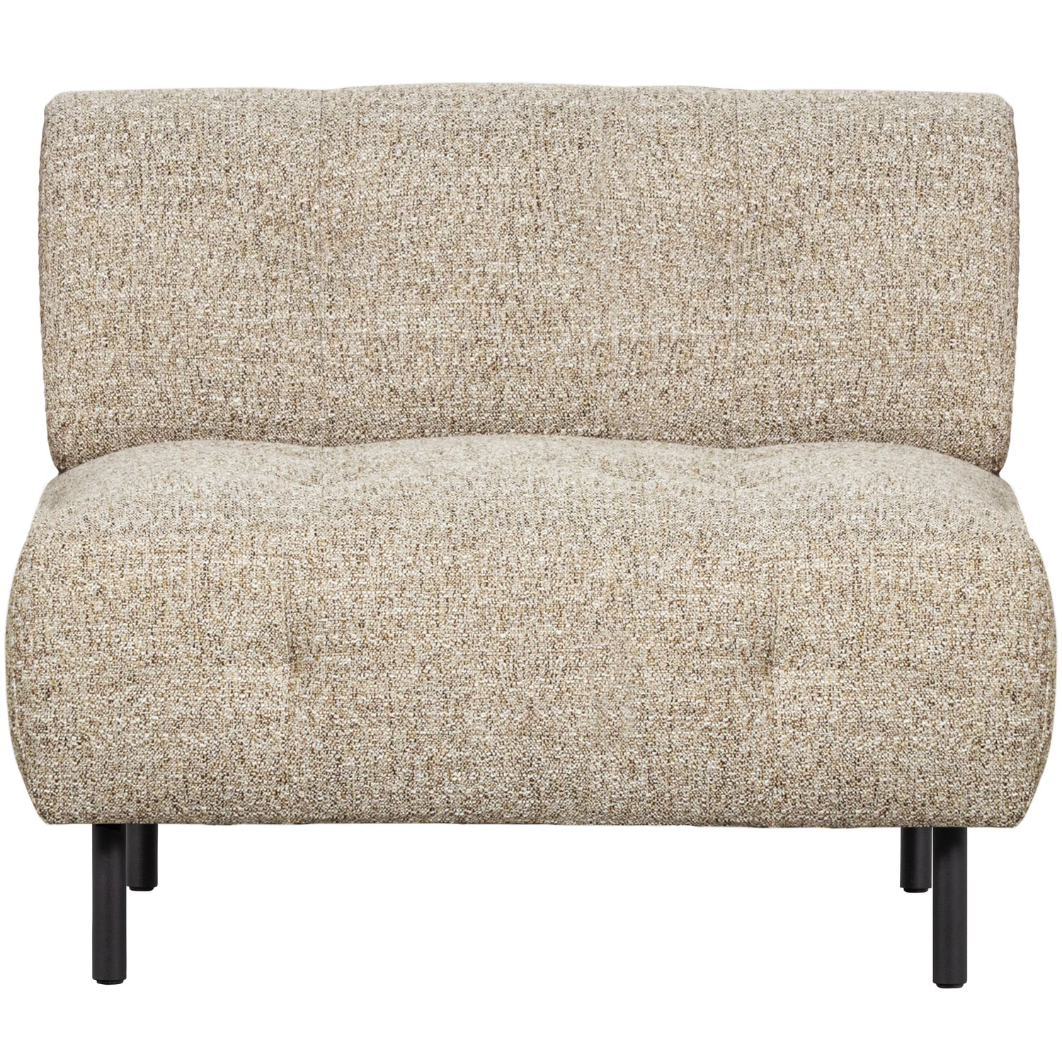 Lloyd fauteuil grof geweven naturel melange