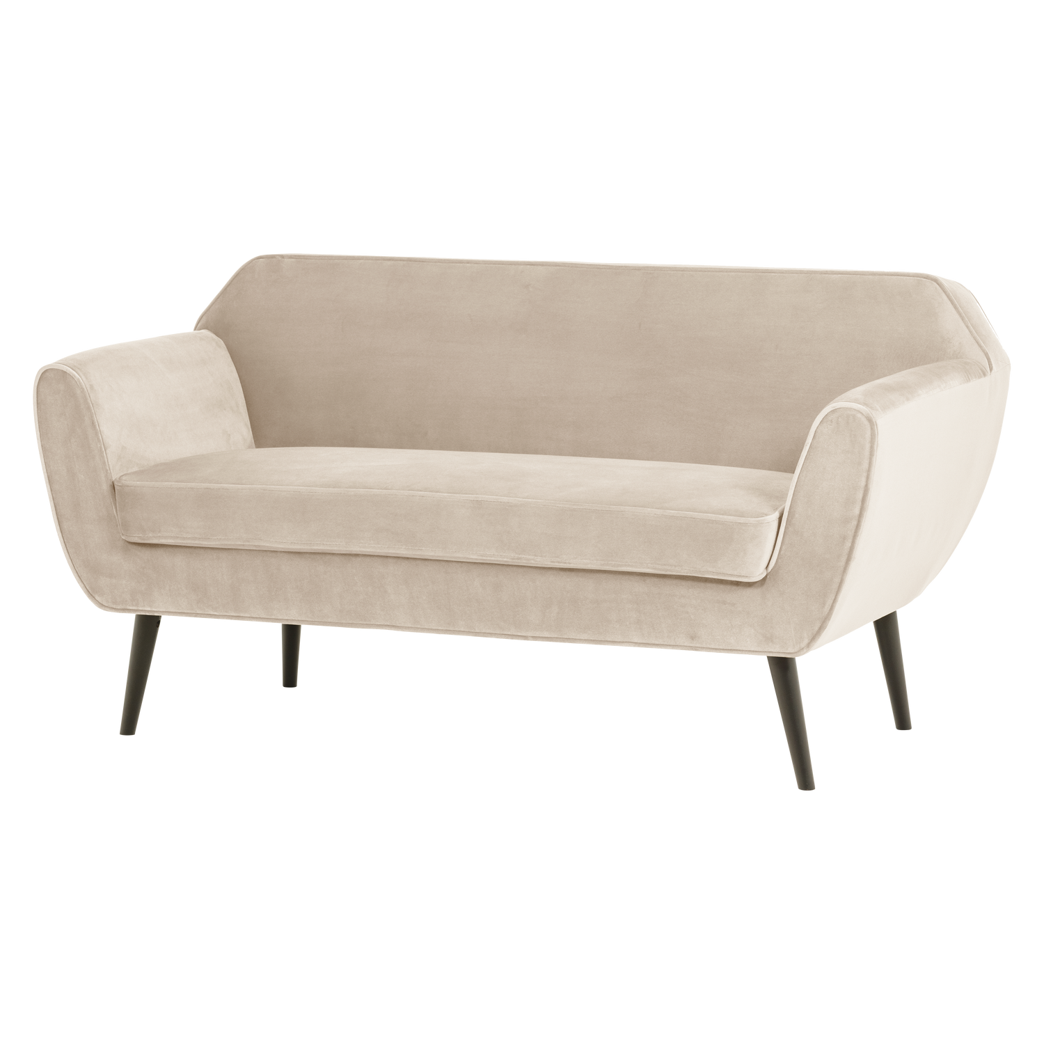 Rocco bank 150 cm velvet off white [fsc]