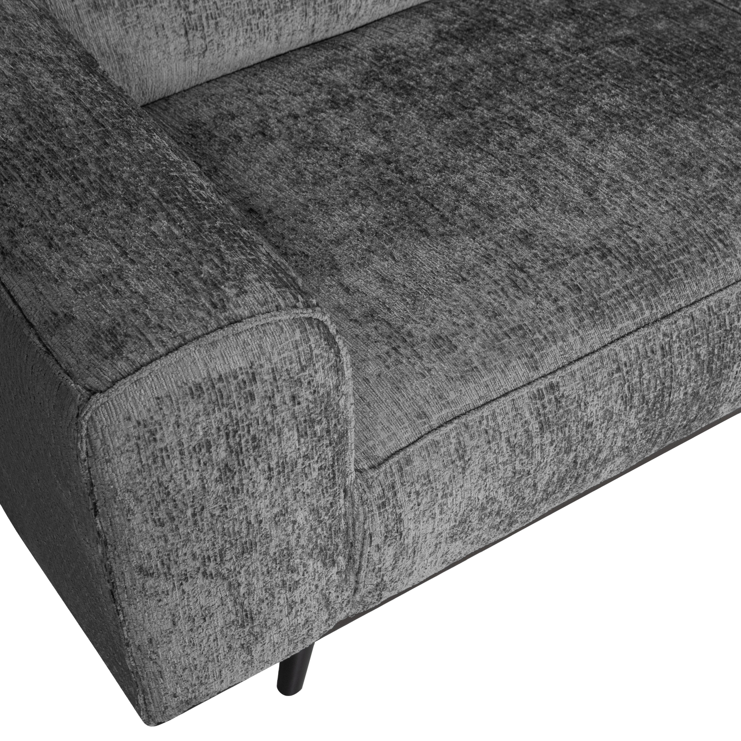 Statement hoekbank rechts chenille velvet terra
