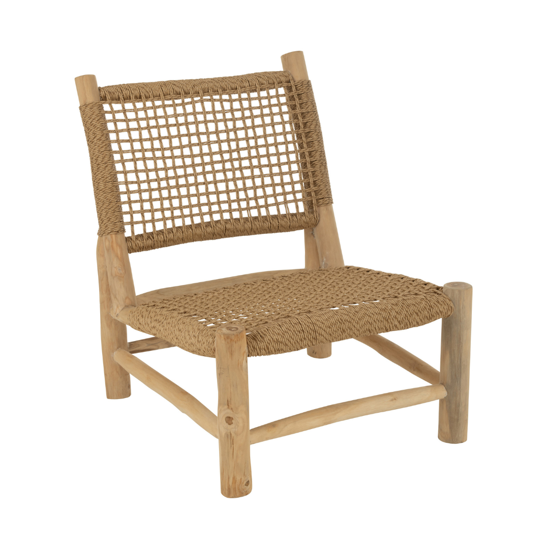 Loungestoel vita teakhout