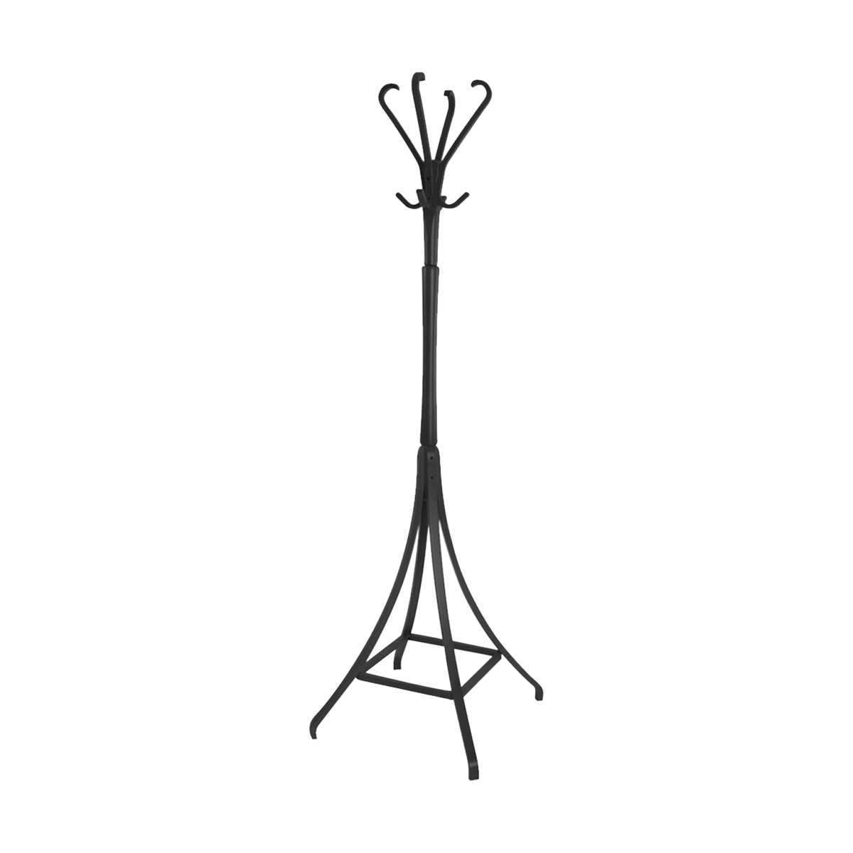 Fara houten staande kapstok zwart - 182 cm