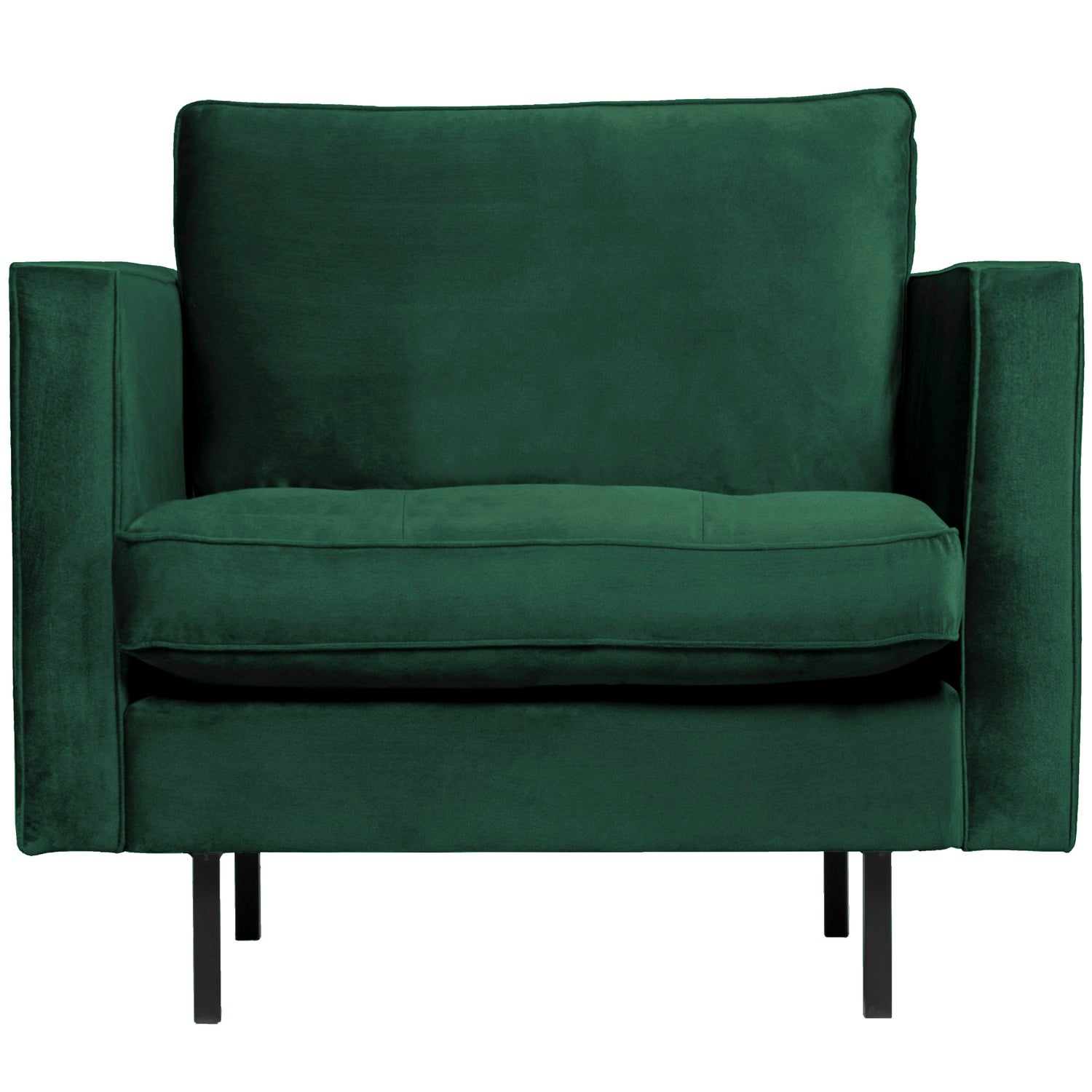 Rodeo classic fauteuil ribstof roestbruin
