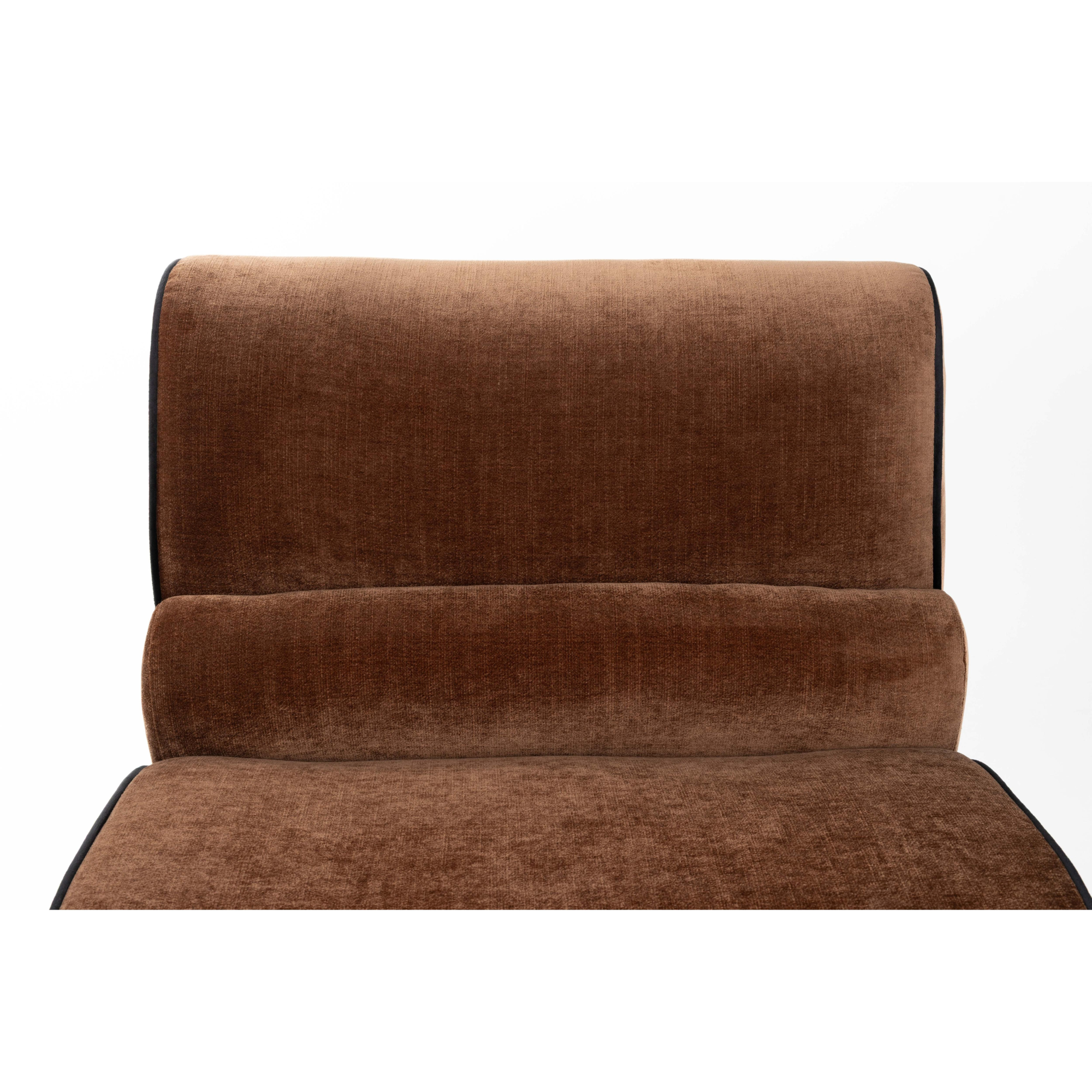 Donna fauteuil donkerbruin