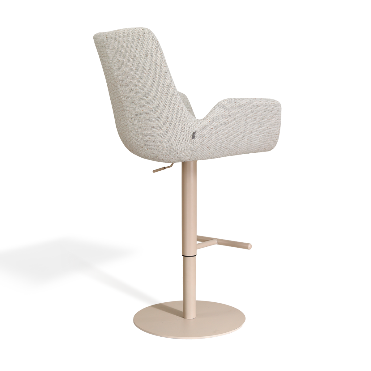 Niva-Eef draaibare tulp barkruk - beige