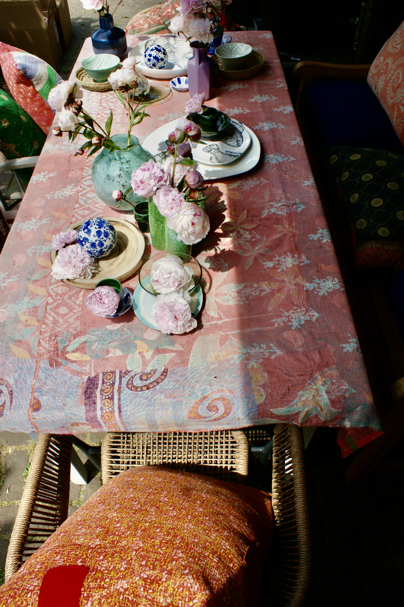 Kussen Kantha vintage 40x60 cm