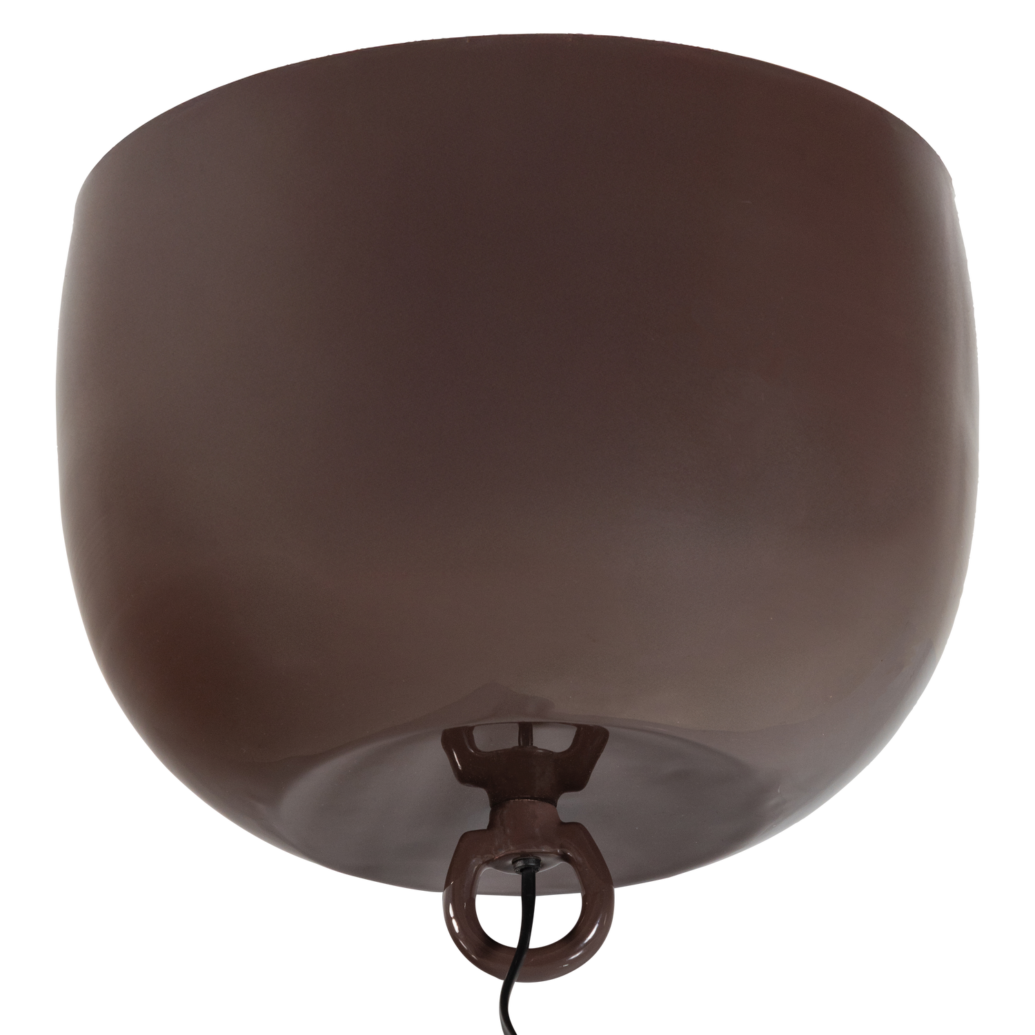 Mero tafellamp 34xo35 cm metaal hoogglans bruin