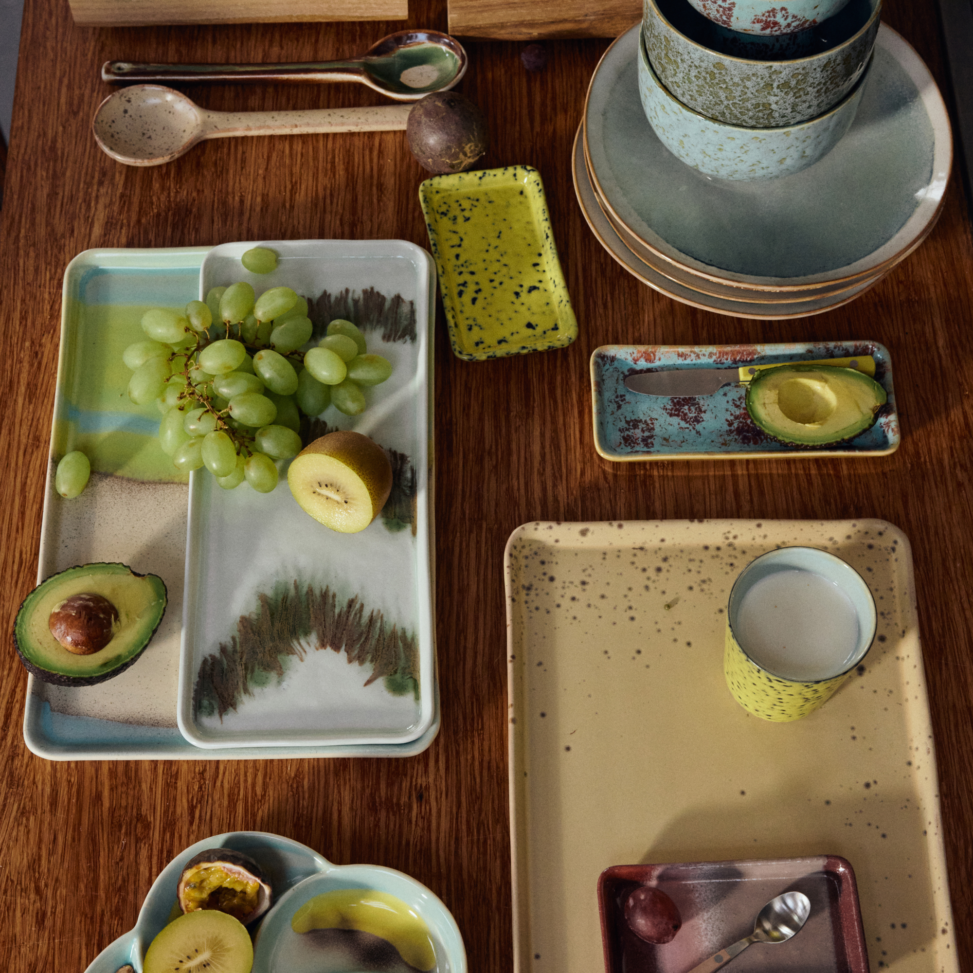 HKliving Servies 70's ceramics dish
