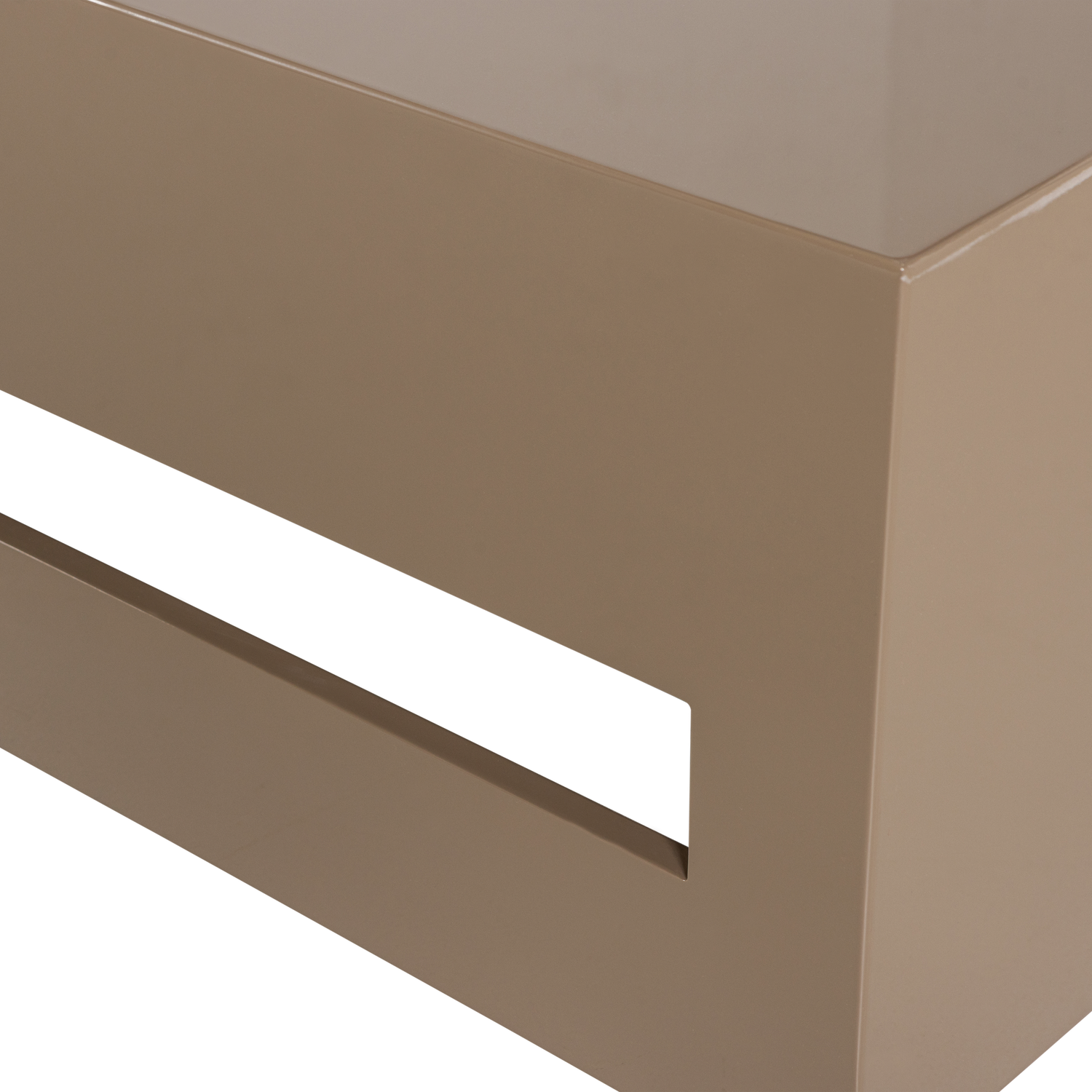 Modern salontafel mdf hout hoogglans zand