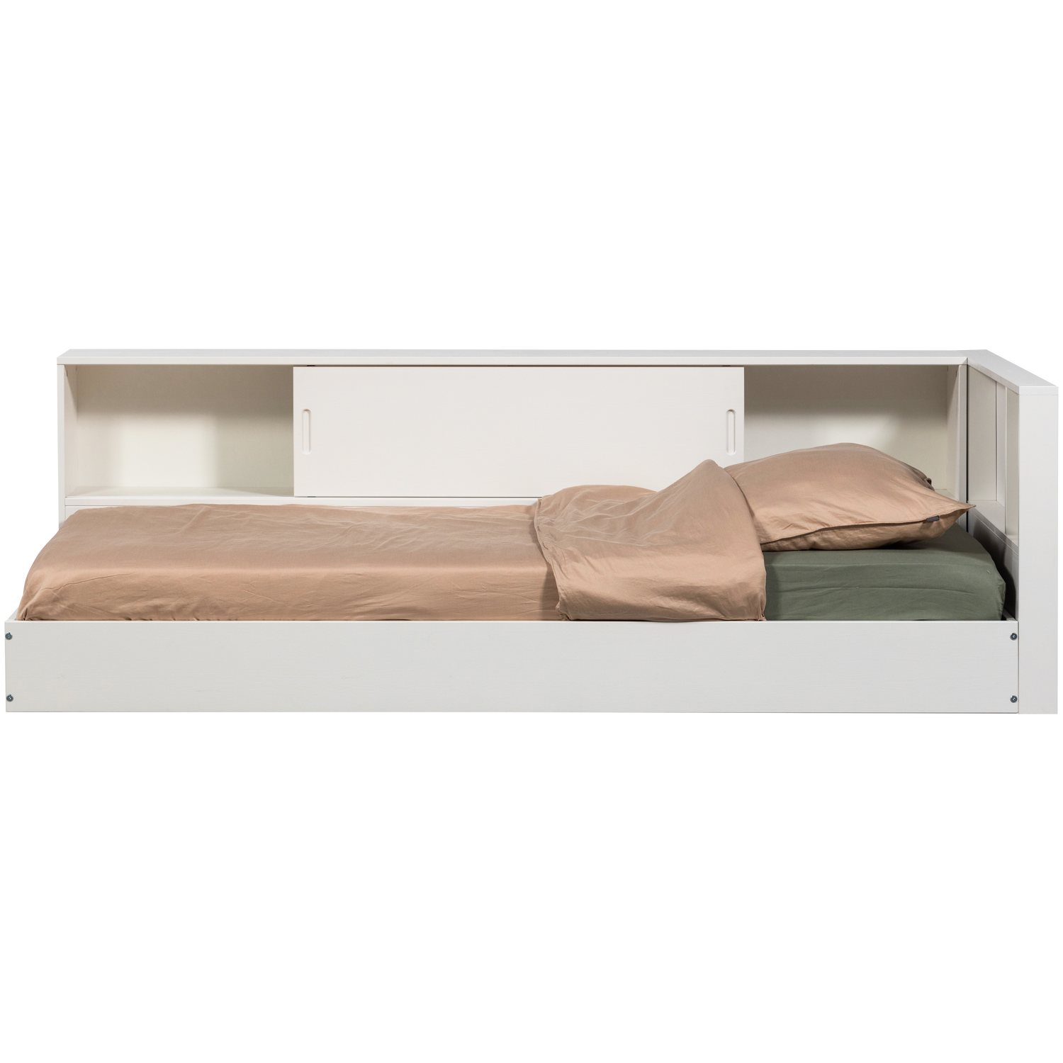 Carter hoekbed links/rechts grenen wit [fsc]