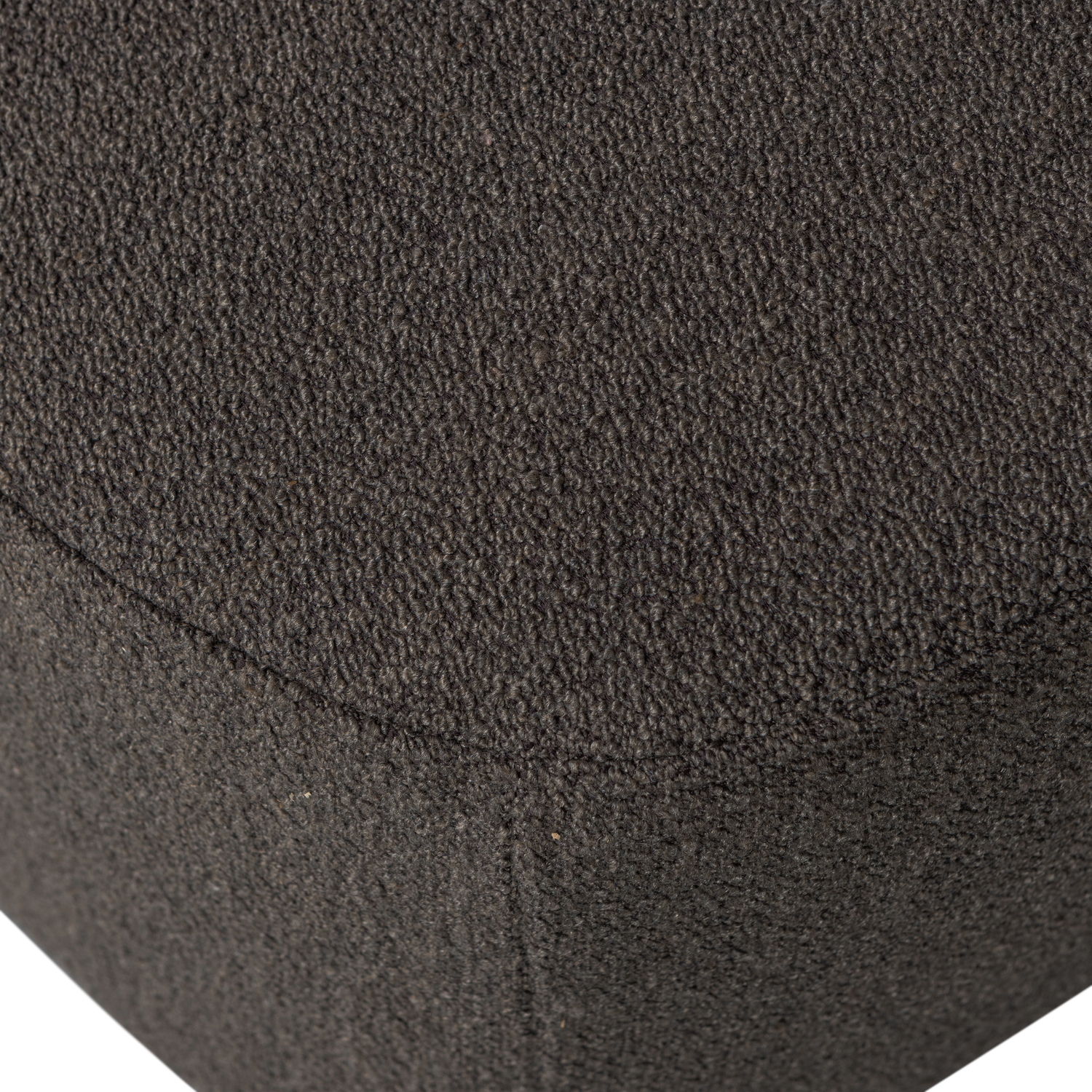 Lofty hocker boucle staalgrijs