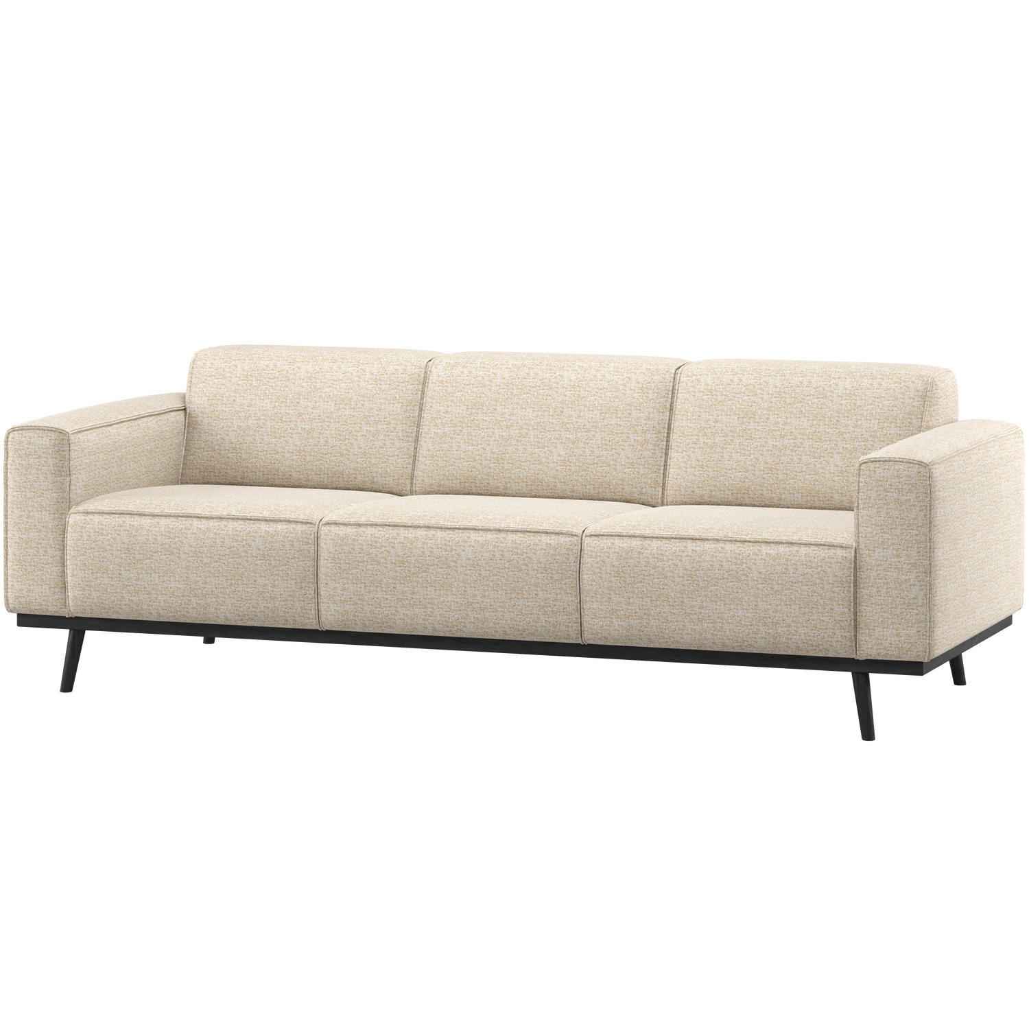 Statement 3-zits bank 230 cm beige melange