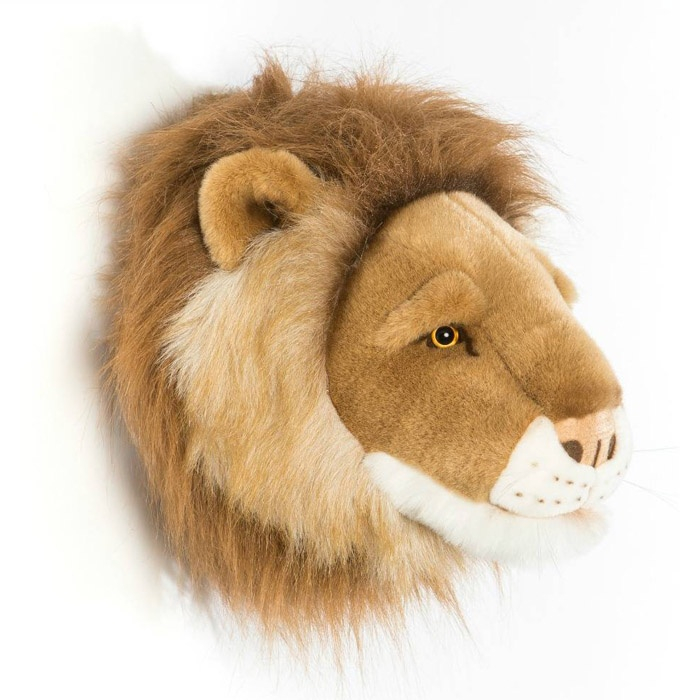 Pluche dierenkop leeuw Cesar