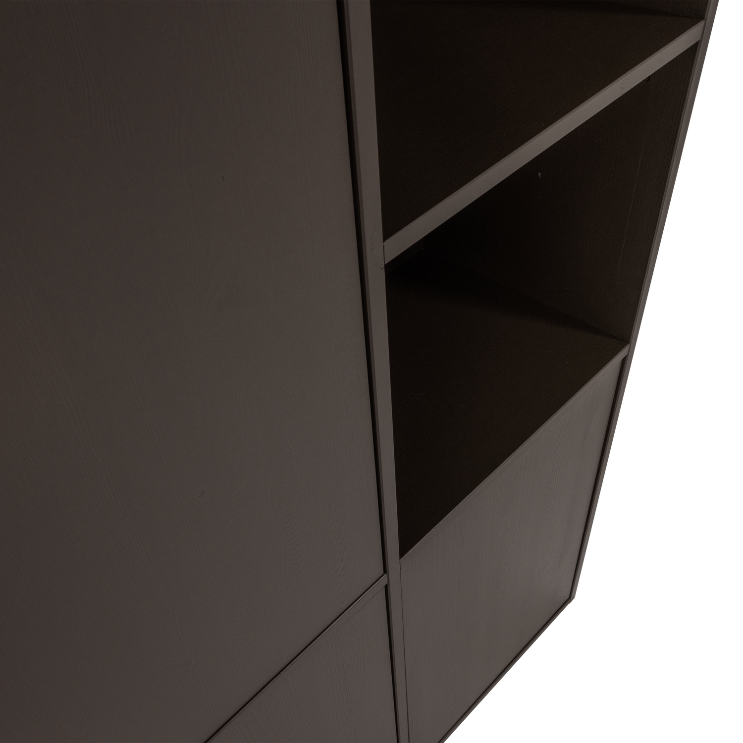 Meggy opbergkast links 108 cm grenen middenbruin [fsc]