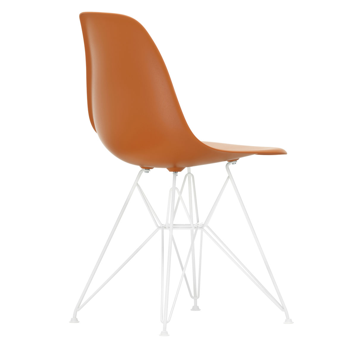Vitra DSR RE eetkamerstoel wit onderstel