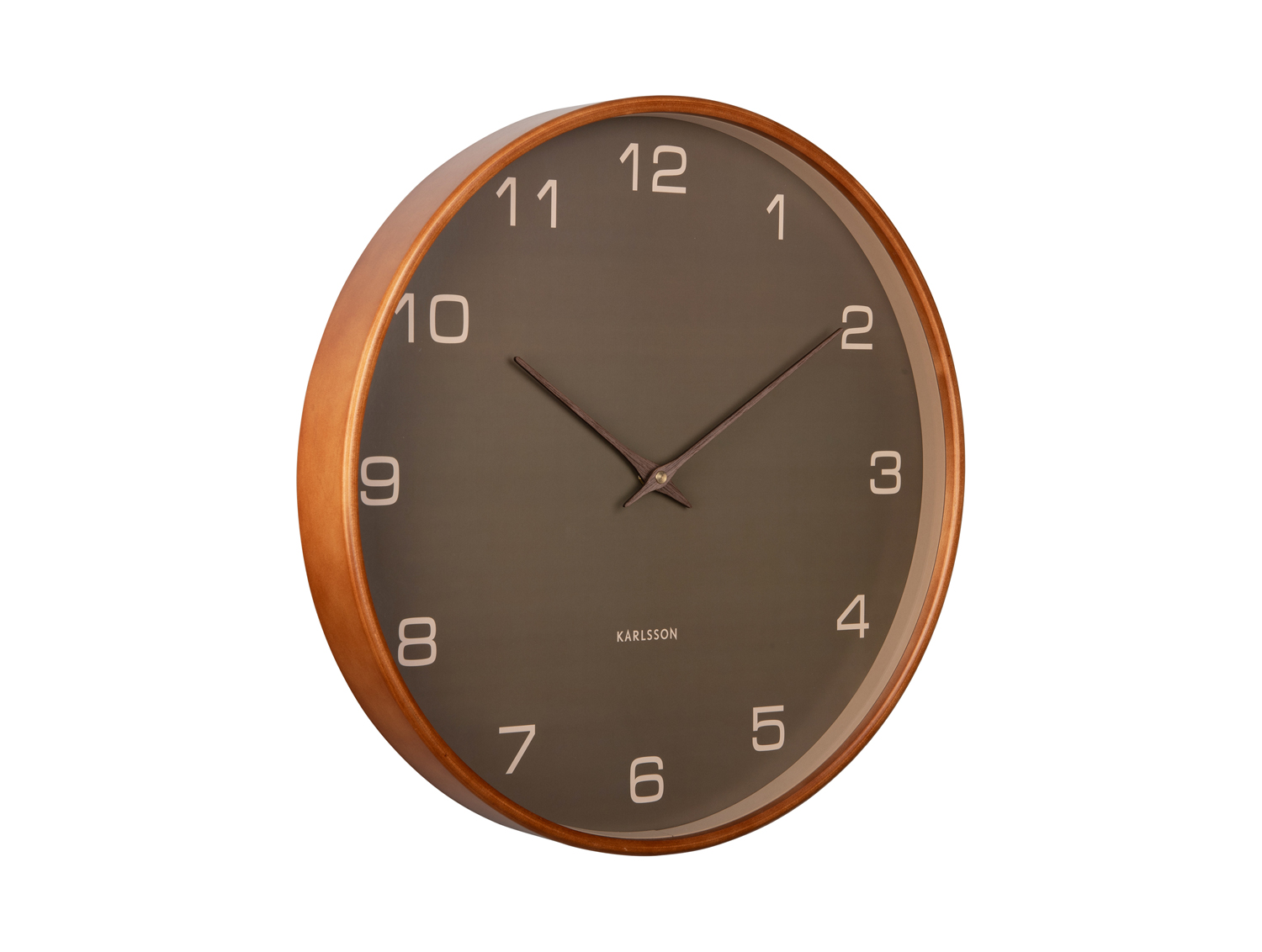 Wandklok Acento hout