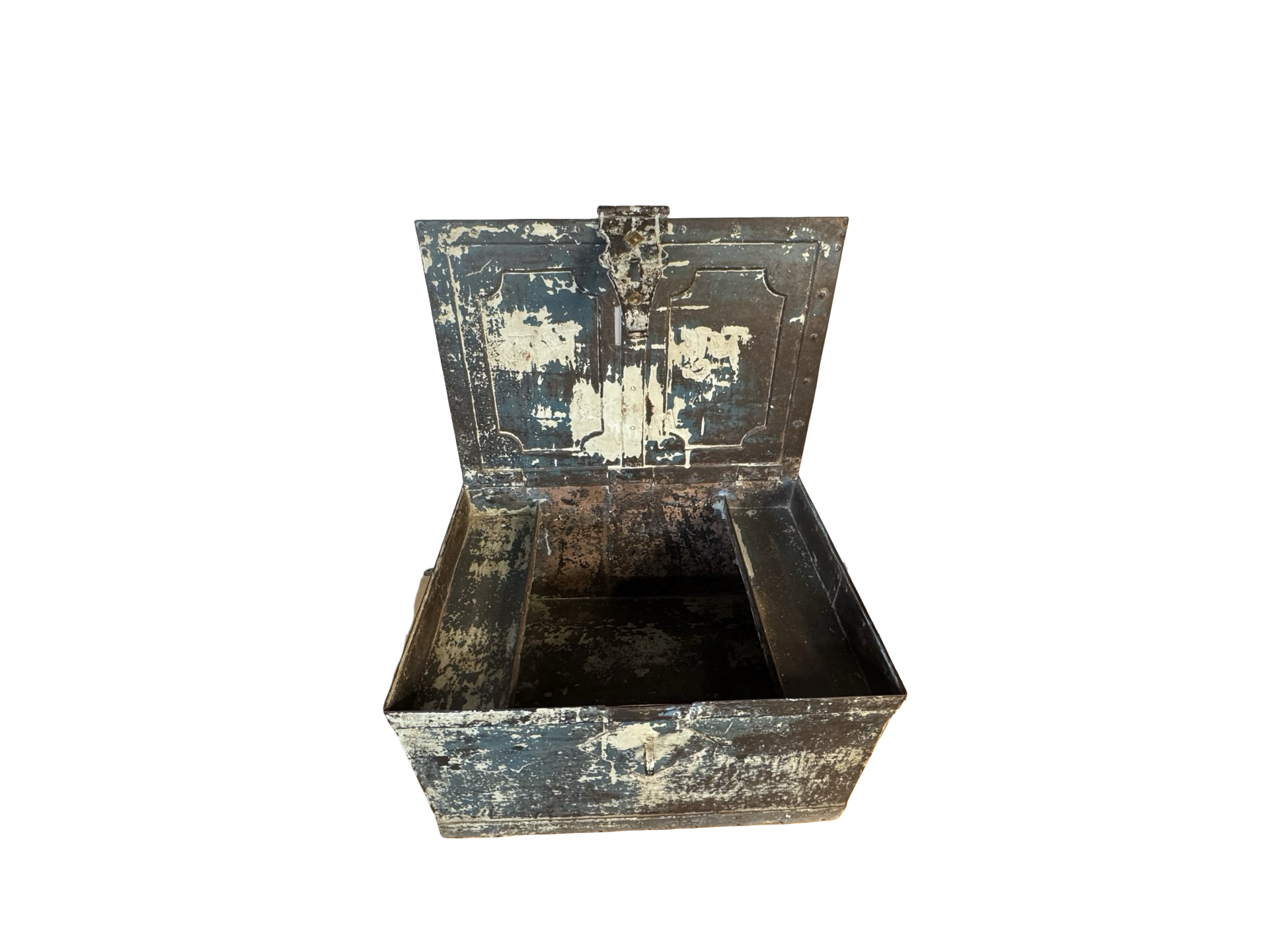 Kist Iron money box uniek