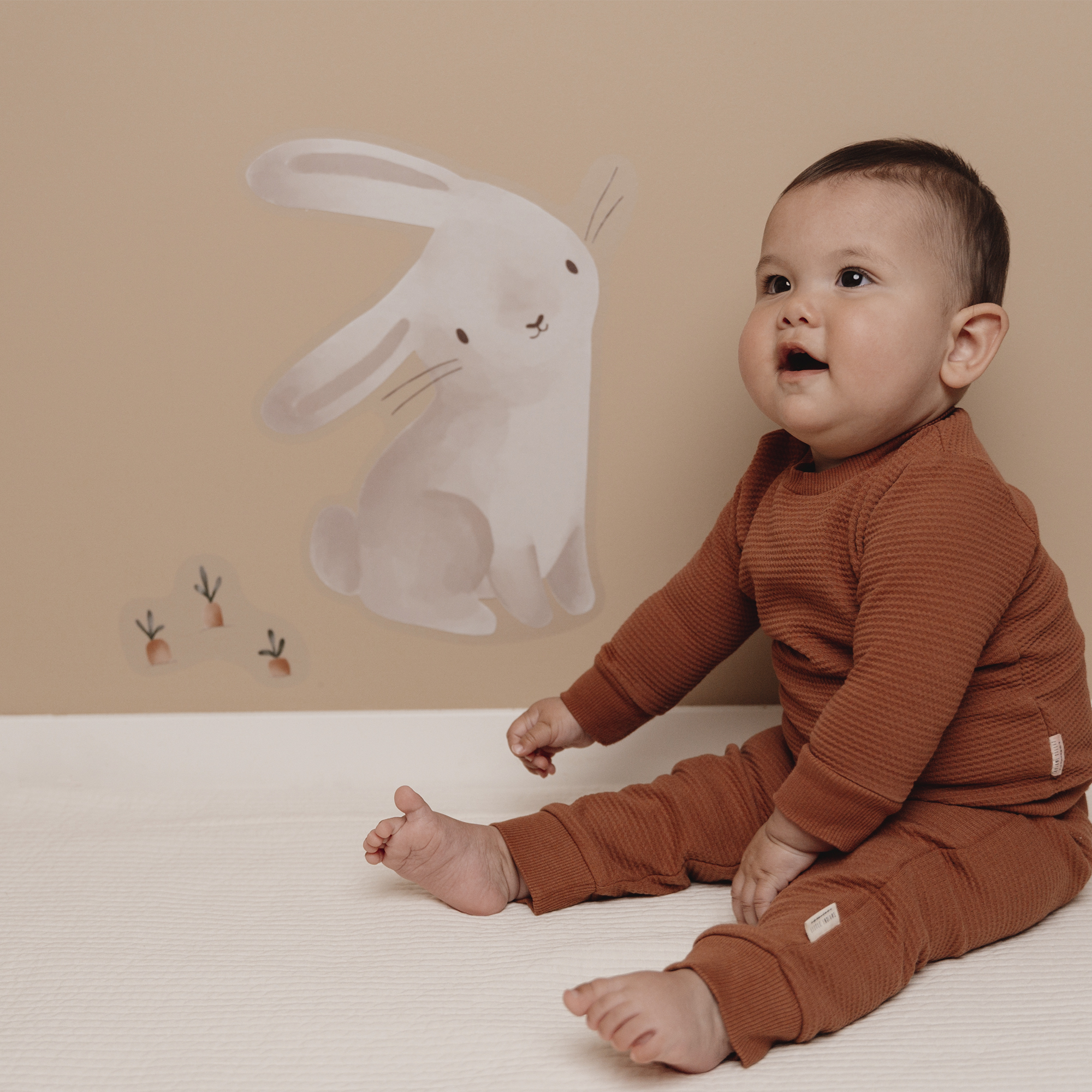 Muurstickers Baby Bunny (A4)