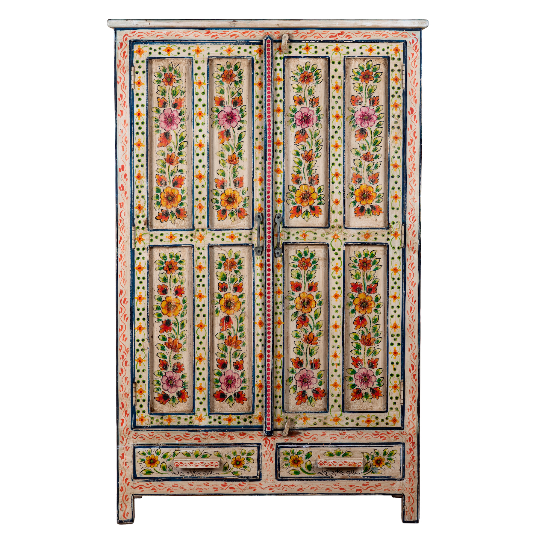 Smaya - Handbeschilderde Boho Kast 