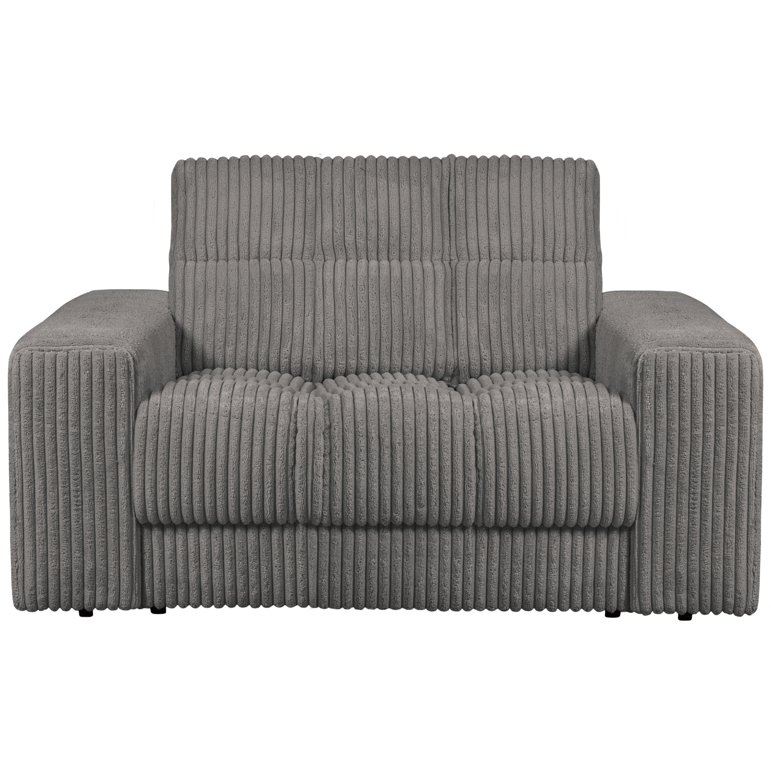 Second date loveseat velvet warmgrijs