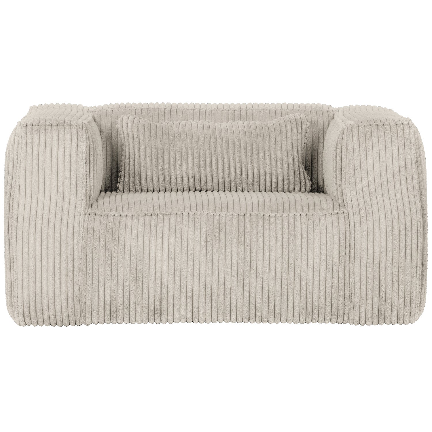 Bean fauteuil chenille velvet naturel