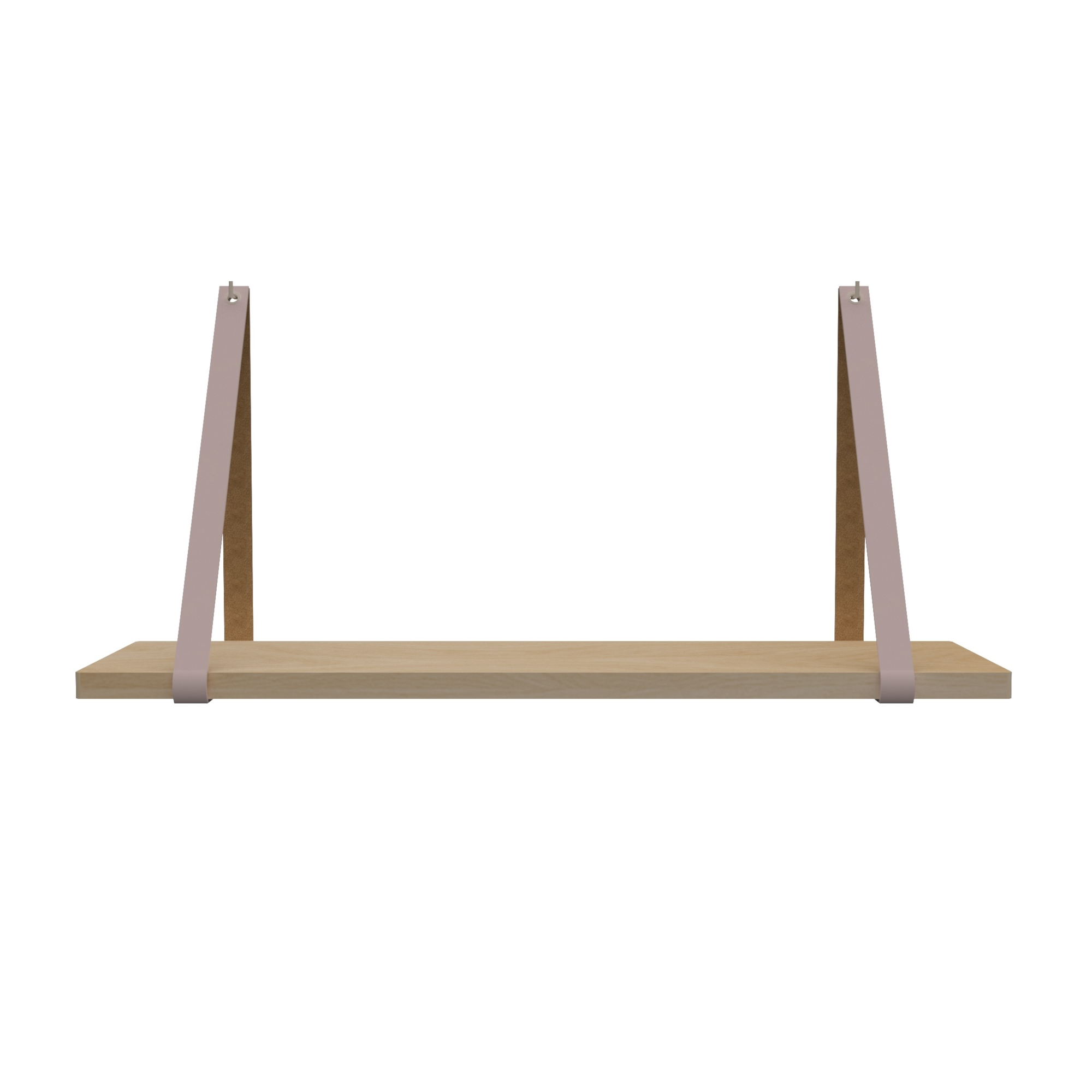 Leren plankdragers (set van 2)