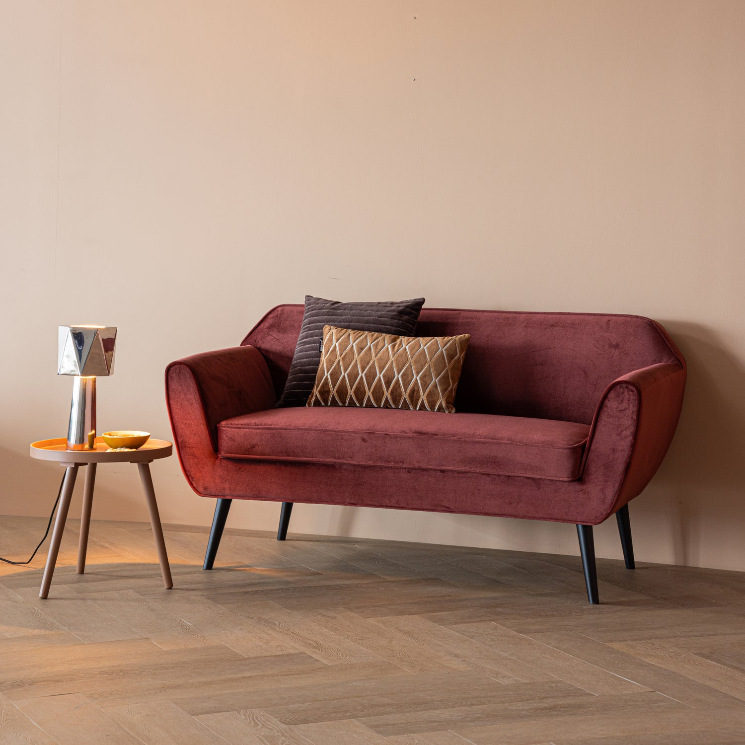 Rocco bank 150 cm velvet off white [fsc]