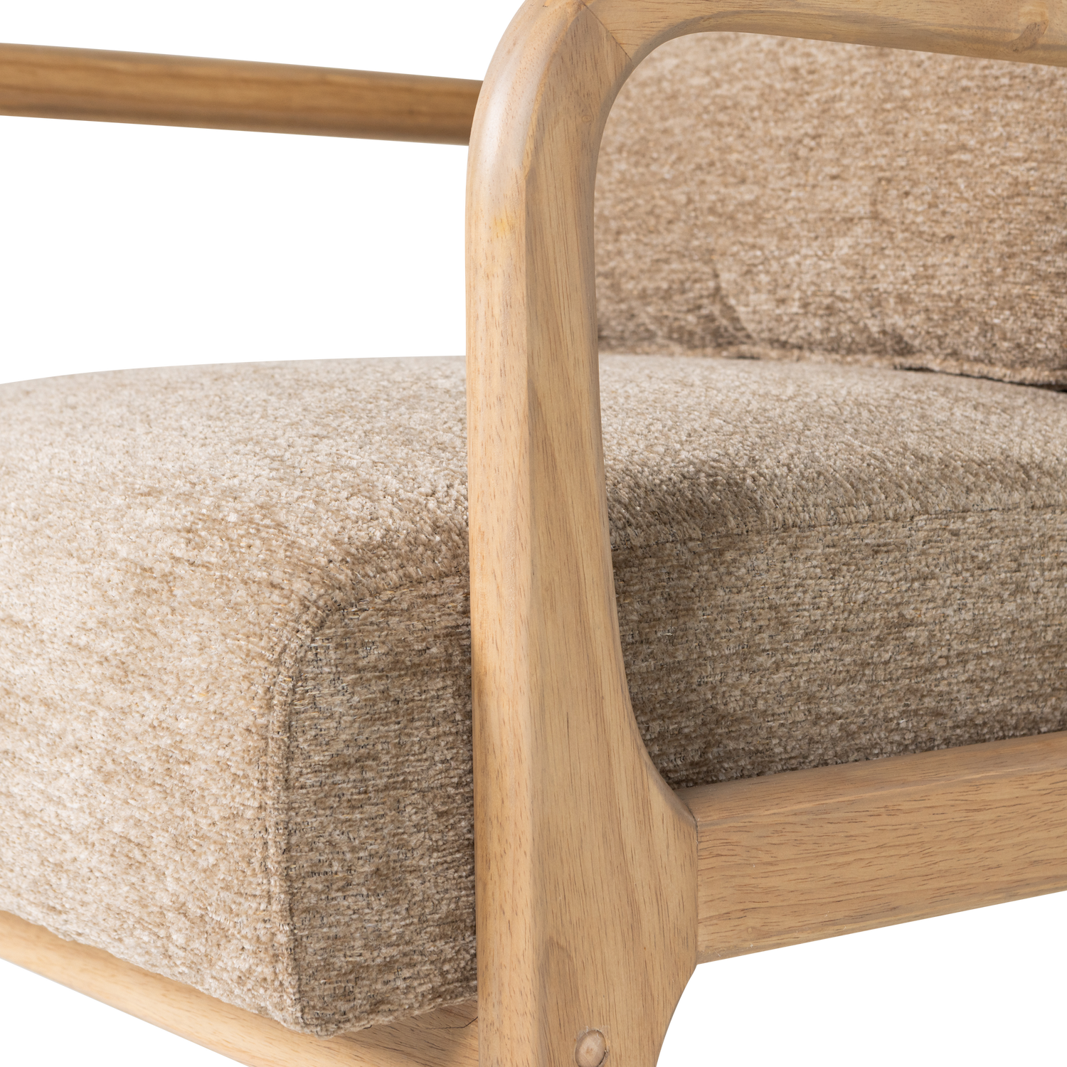 Mark fauteuil chenille zand