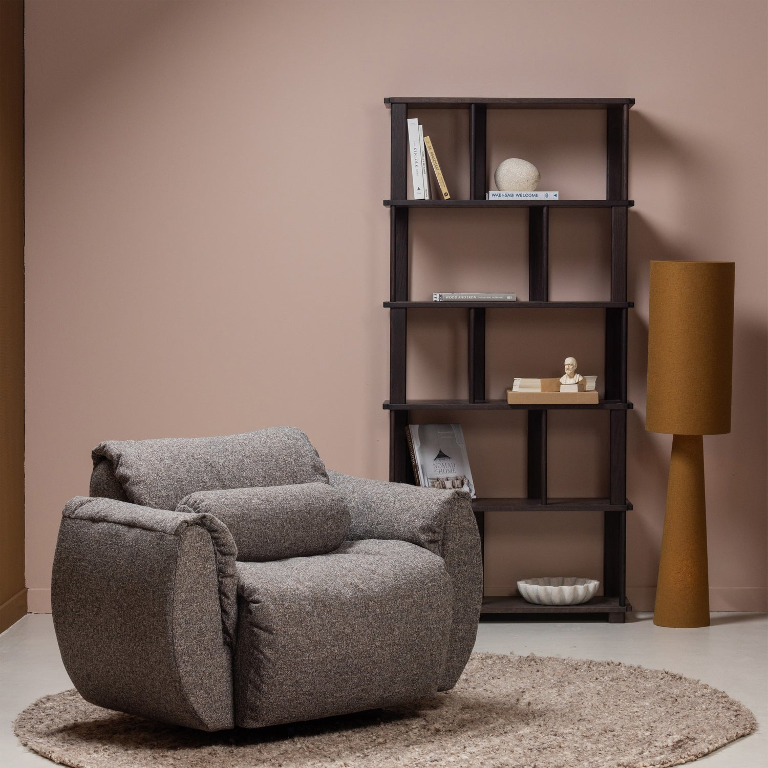 Riss boekenkast eikenhout naturel 186x90cm