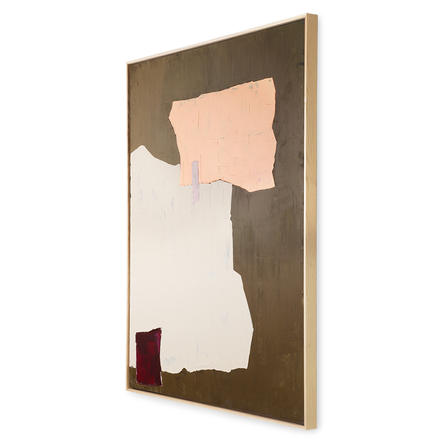 HKliving schilderij Abstract Mustard/Nude