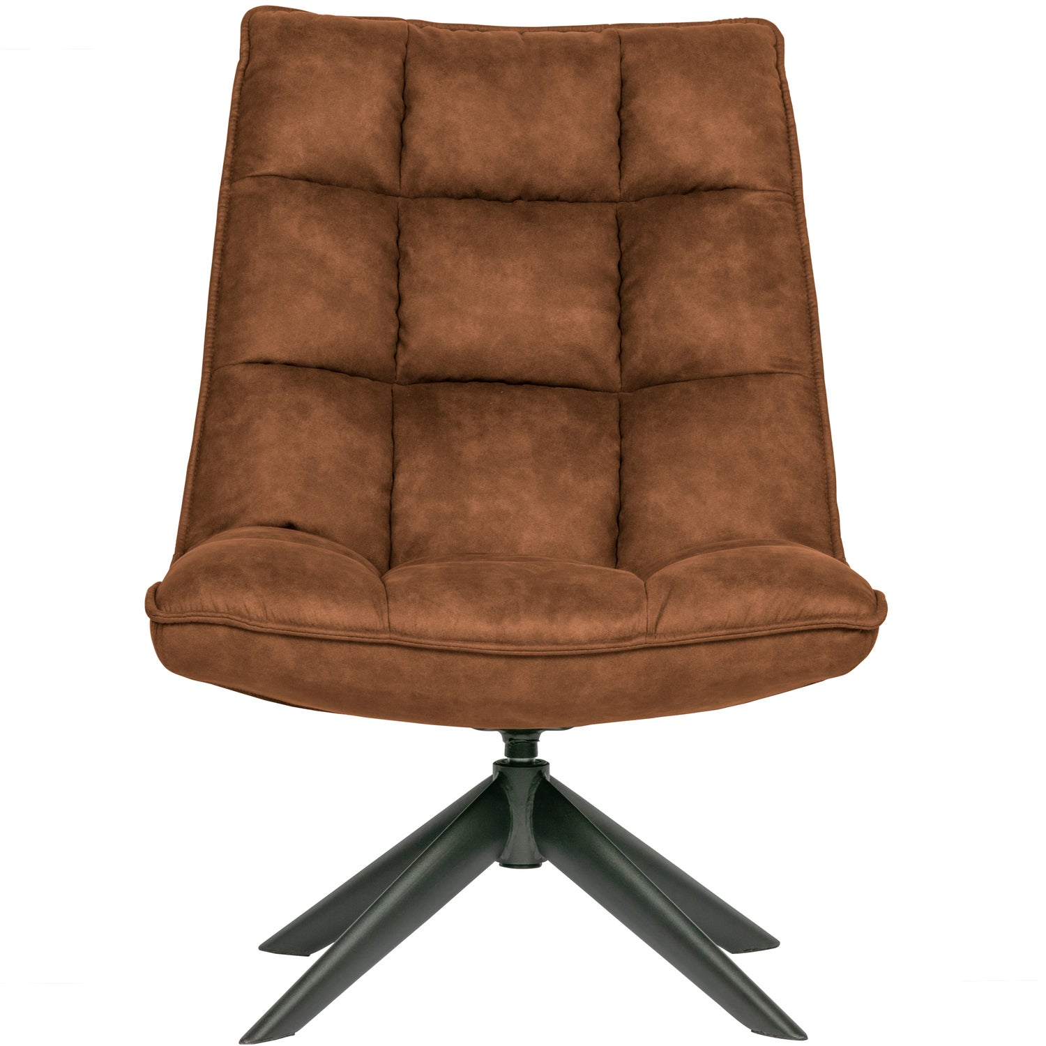 Jouke draaifauteuil chenille structuur roestbruin [fsc]