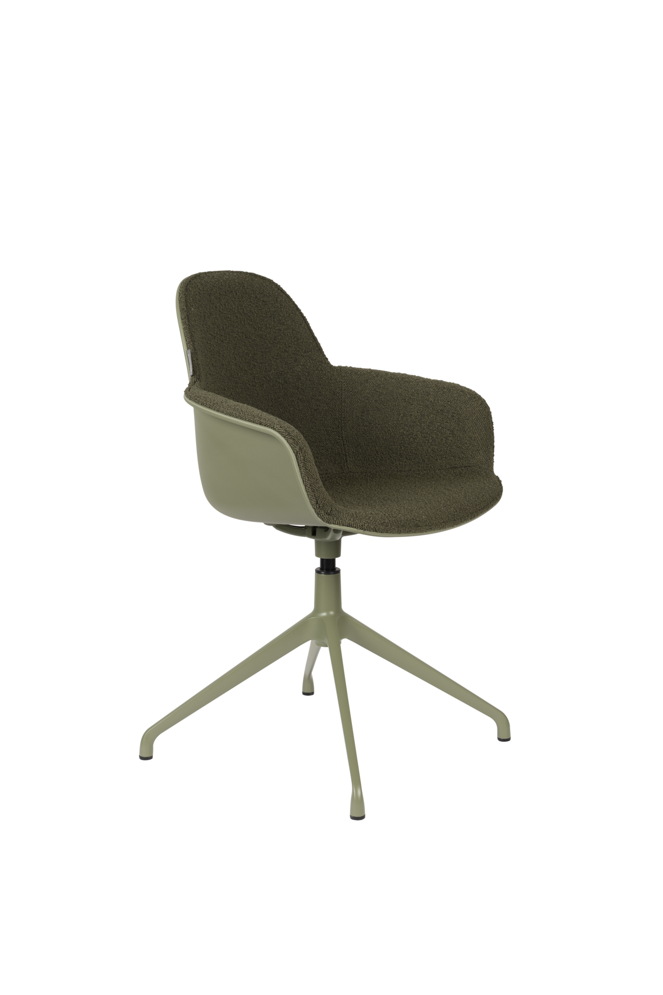 Armchair albert kuip swivel green