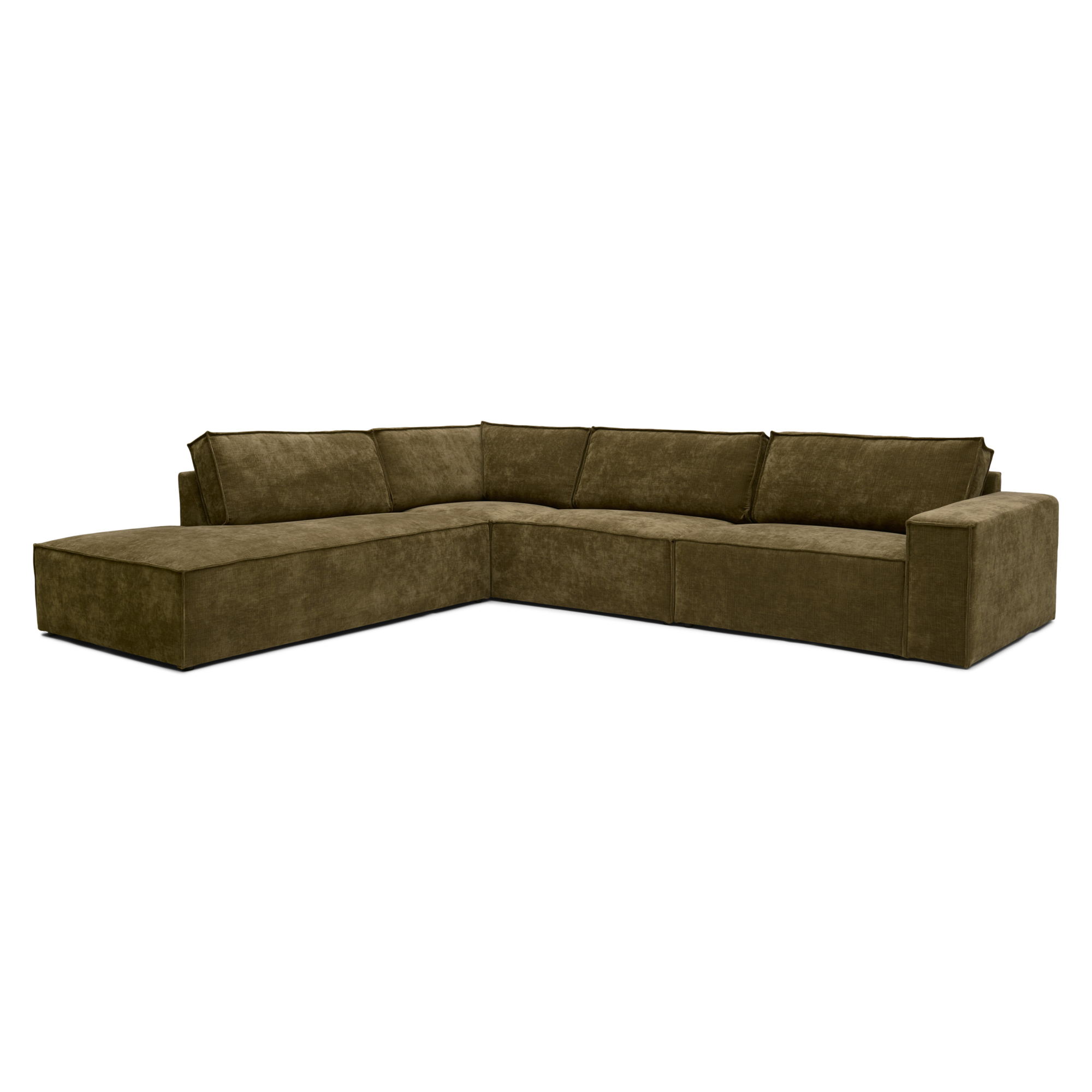Hoekbank Segment Becotton green