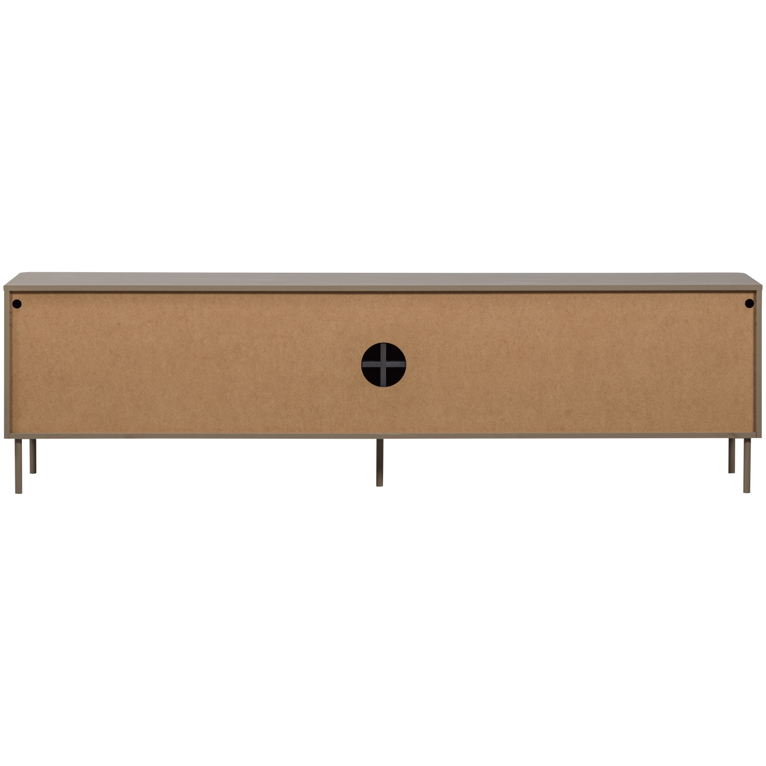 Gunnar tv meubel 200 cm grenen matzwart [fsc]