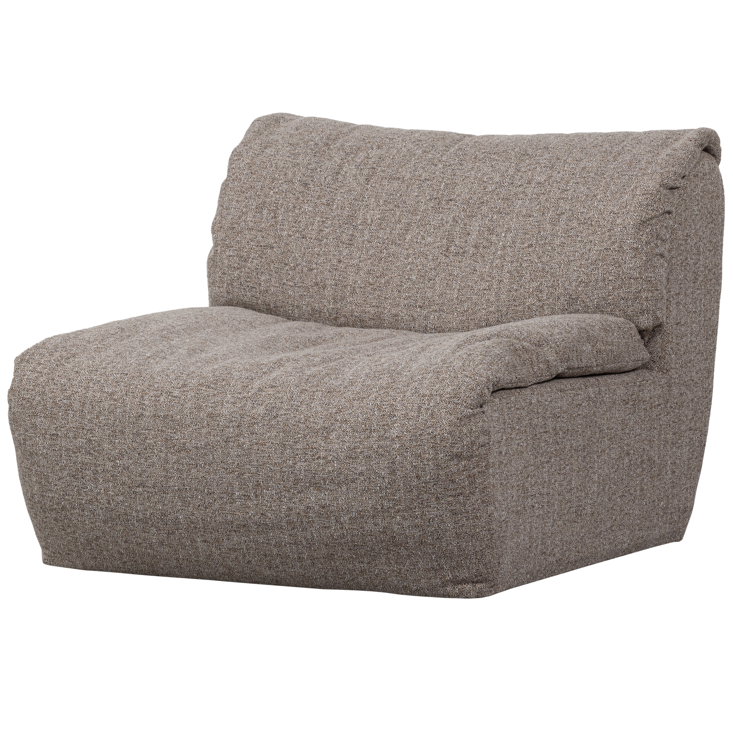Baggy 1-zits element geweven chenille oudroze