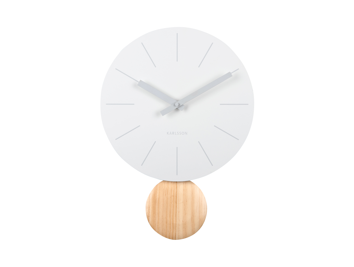 Wandklok Arlo pendulum mat