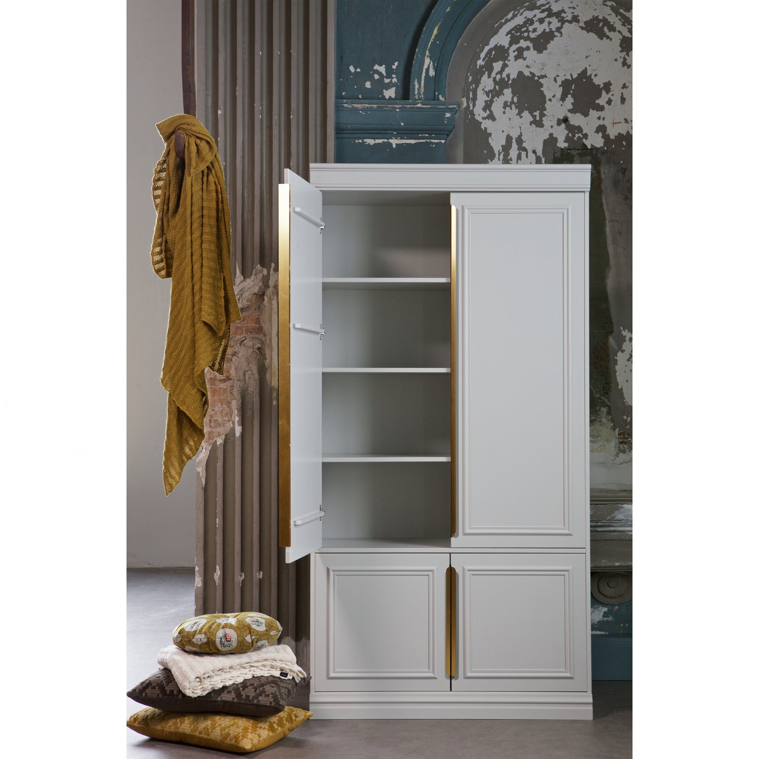 Legplanken set t.b.v. organize kast 62 cm grenen mist [fsc]