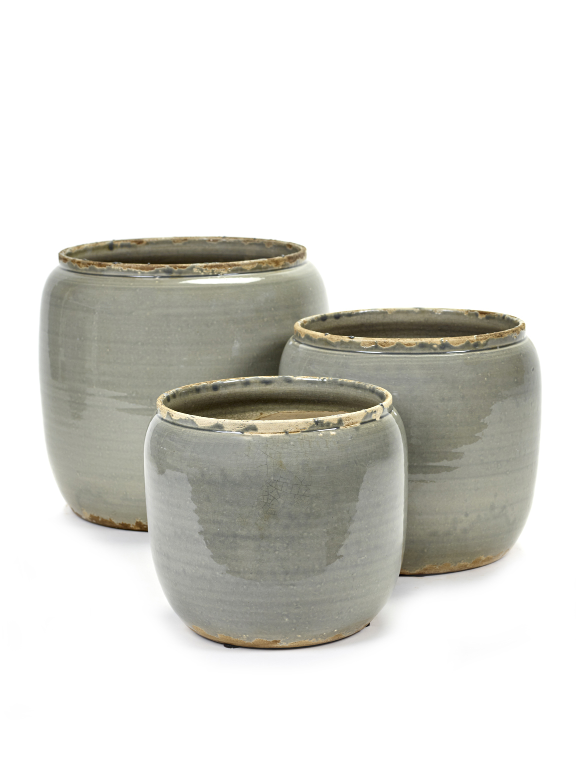 Serax plantenpot Costa grijs