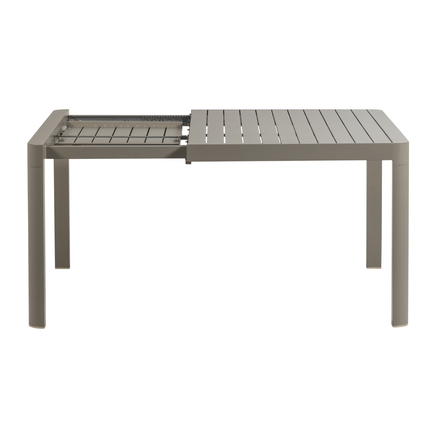 Ovara uitschuifbare tuintafel aluminium zand