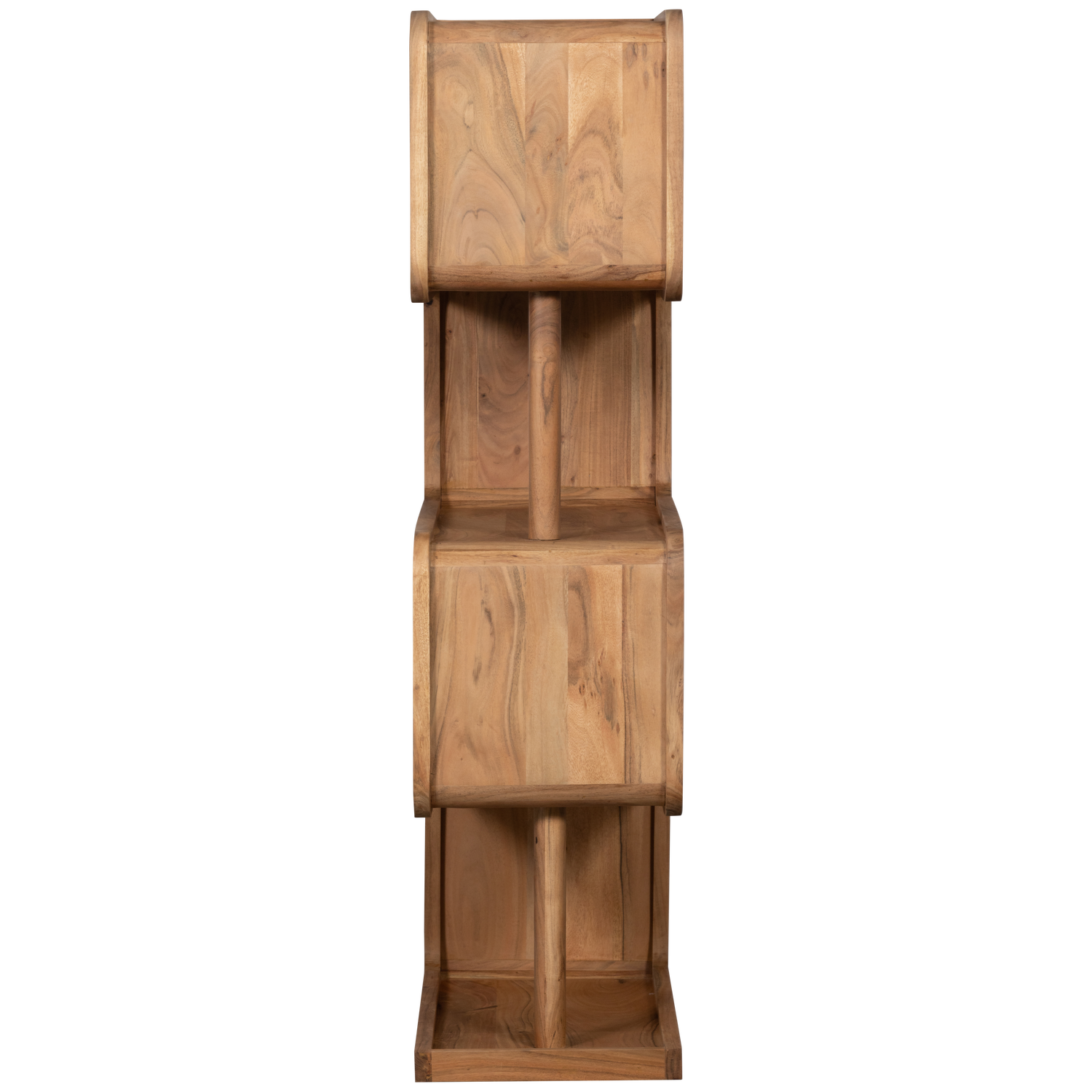 Rattle open kast hout naturel