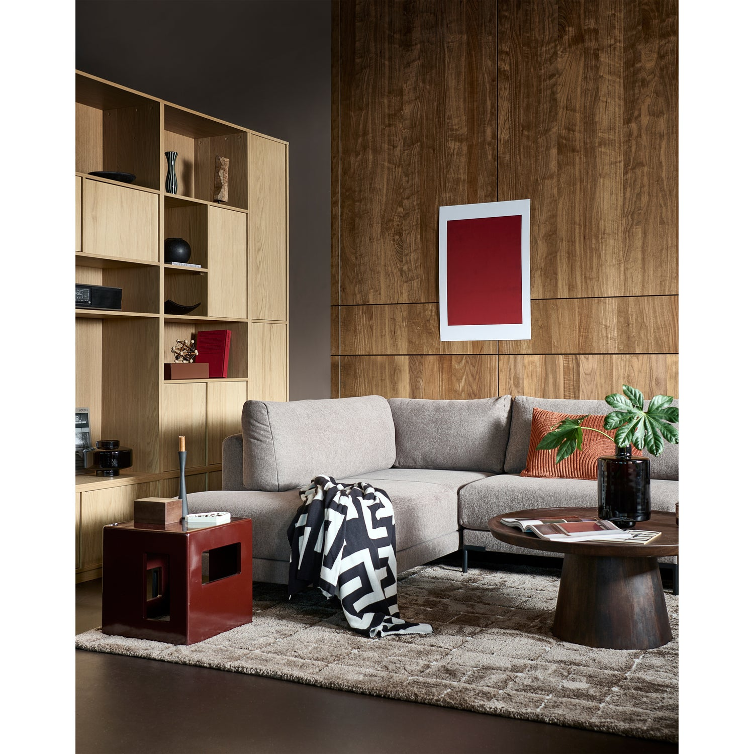 Couple loveseat element mud melange