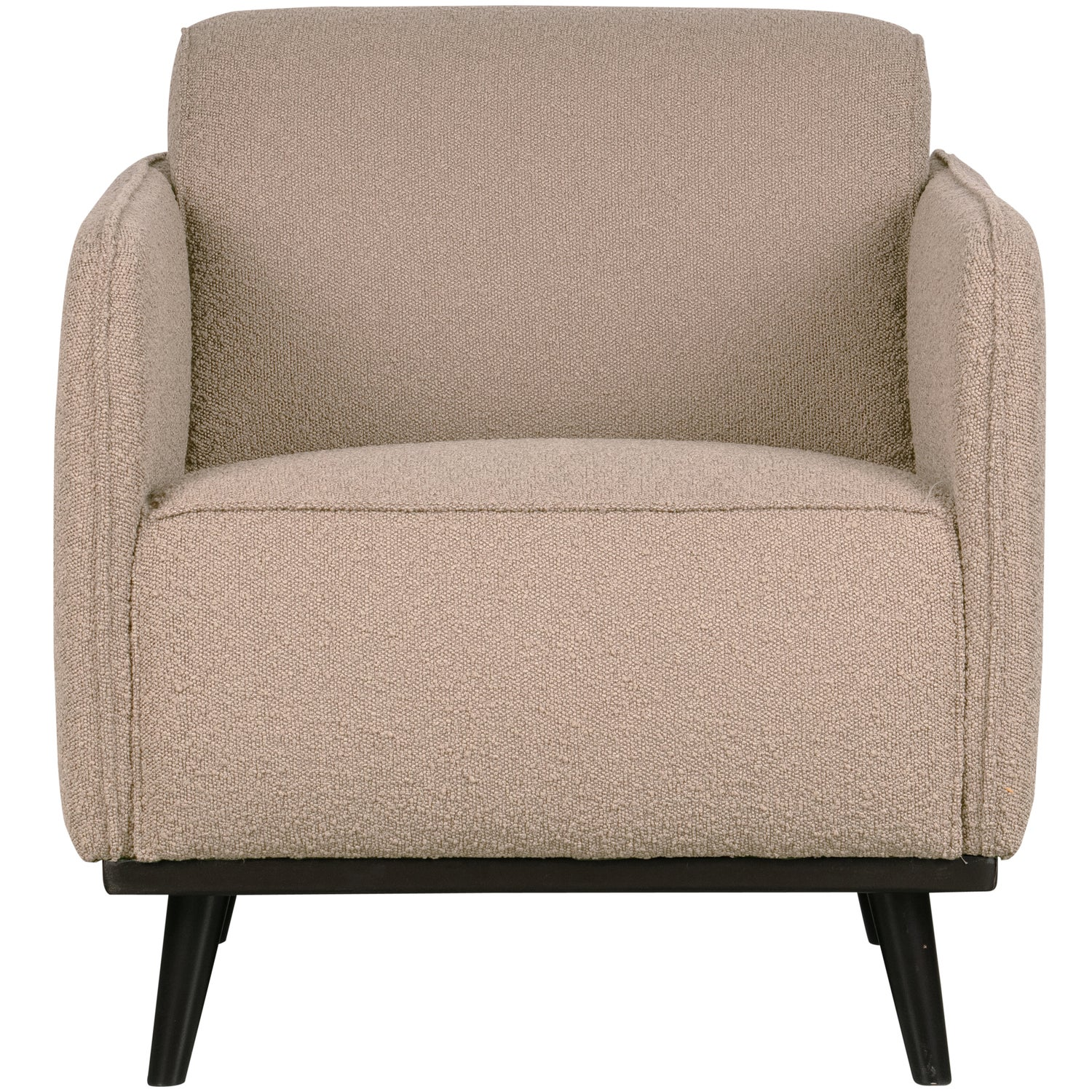 Statement fauteuil met arm chenille velvet perzikroze