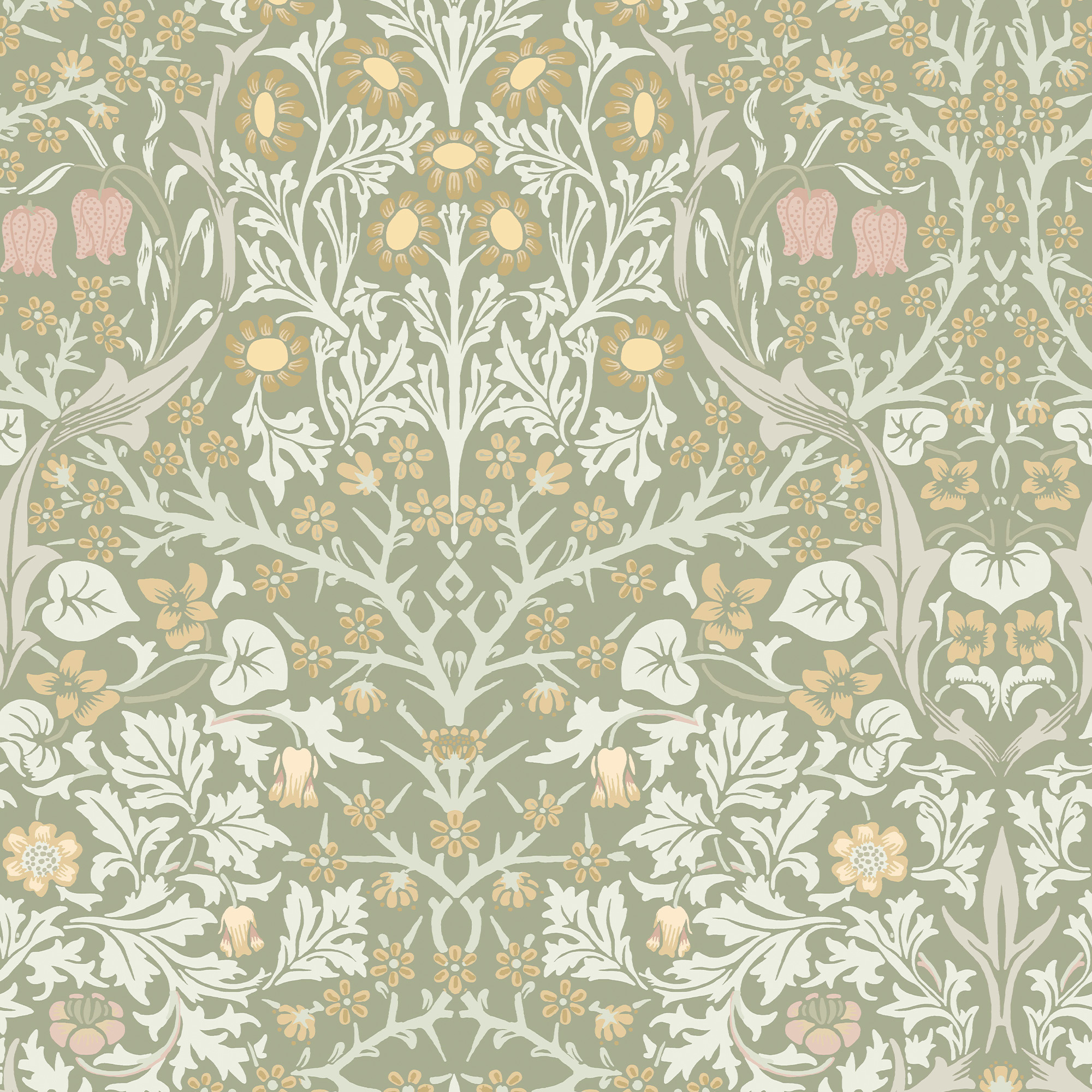 Behang William Morris at Home Blackthorn