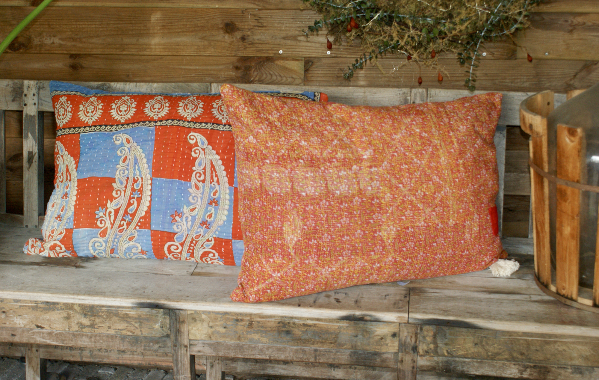 Kussen Kantha vintage 50x70 cm