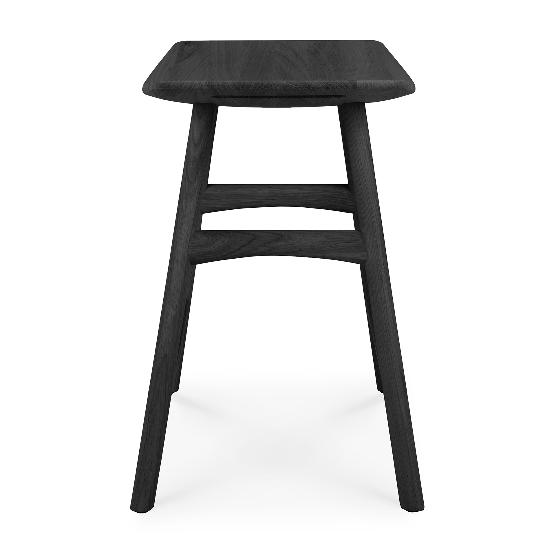 Ethnicraft - Osso eettafel kruk 45 - eiken/eiken zwart